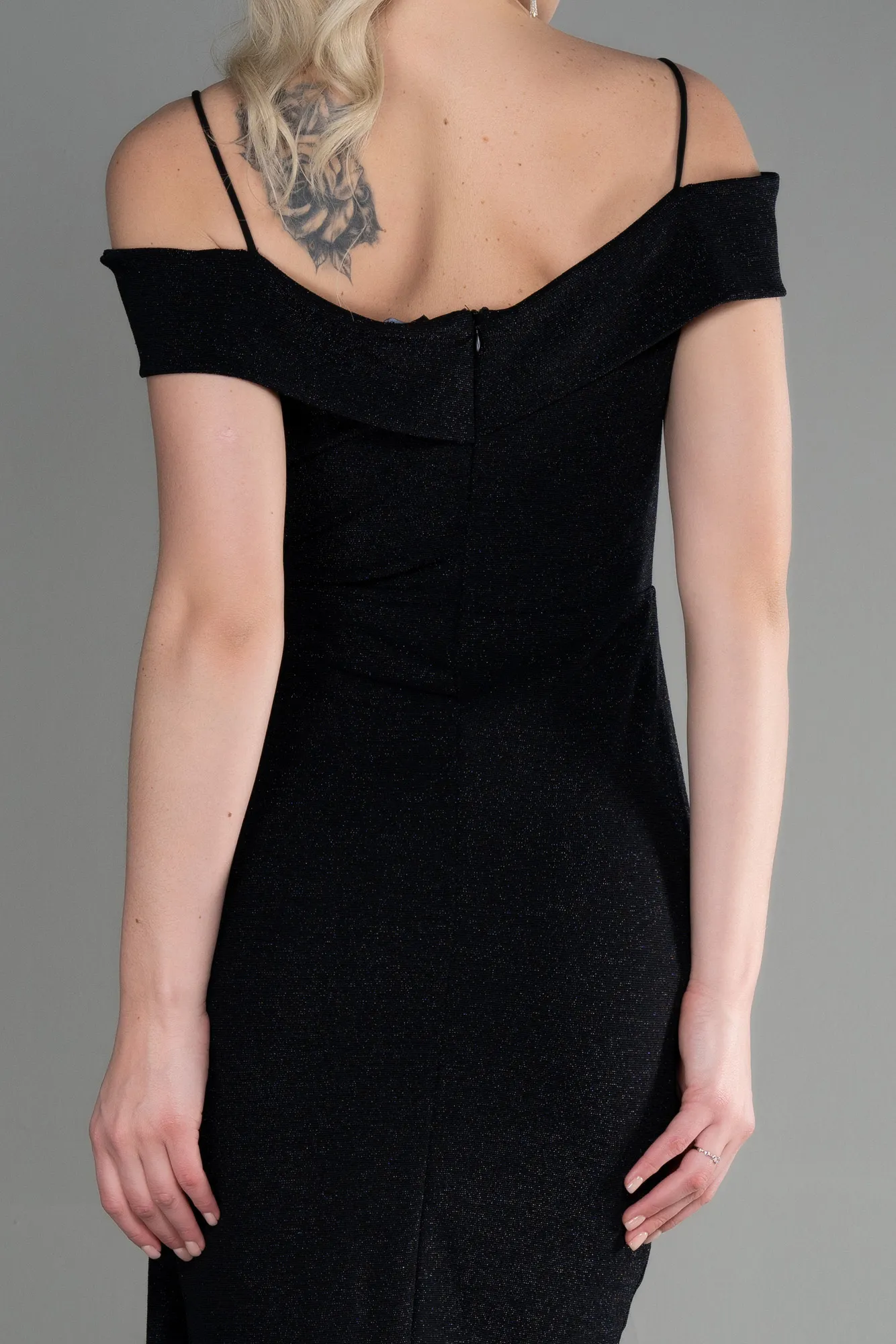 Black-Midi Cocktail Dress ABK1958