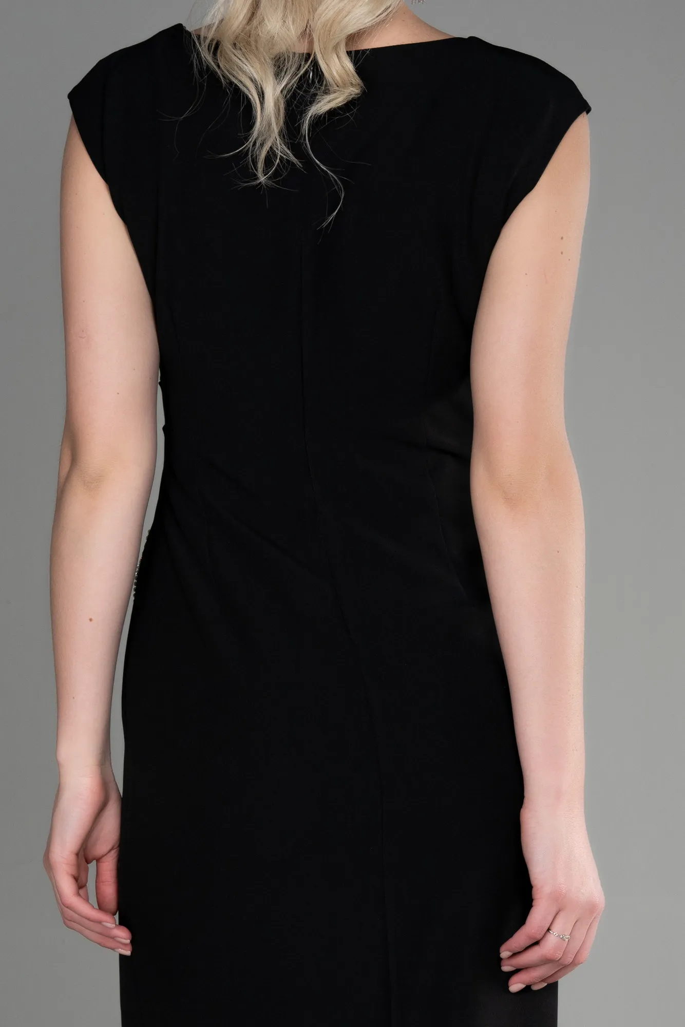 Black-Midi Cocktail Dress ABK1966