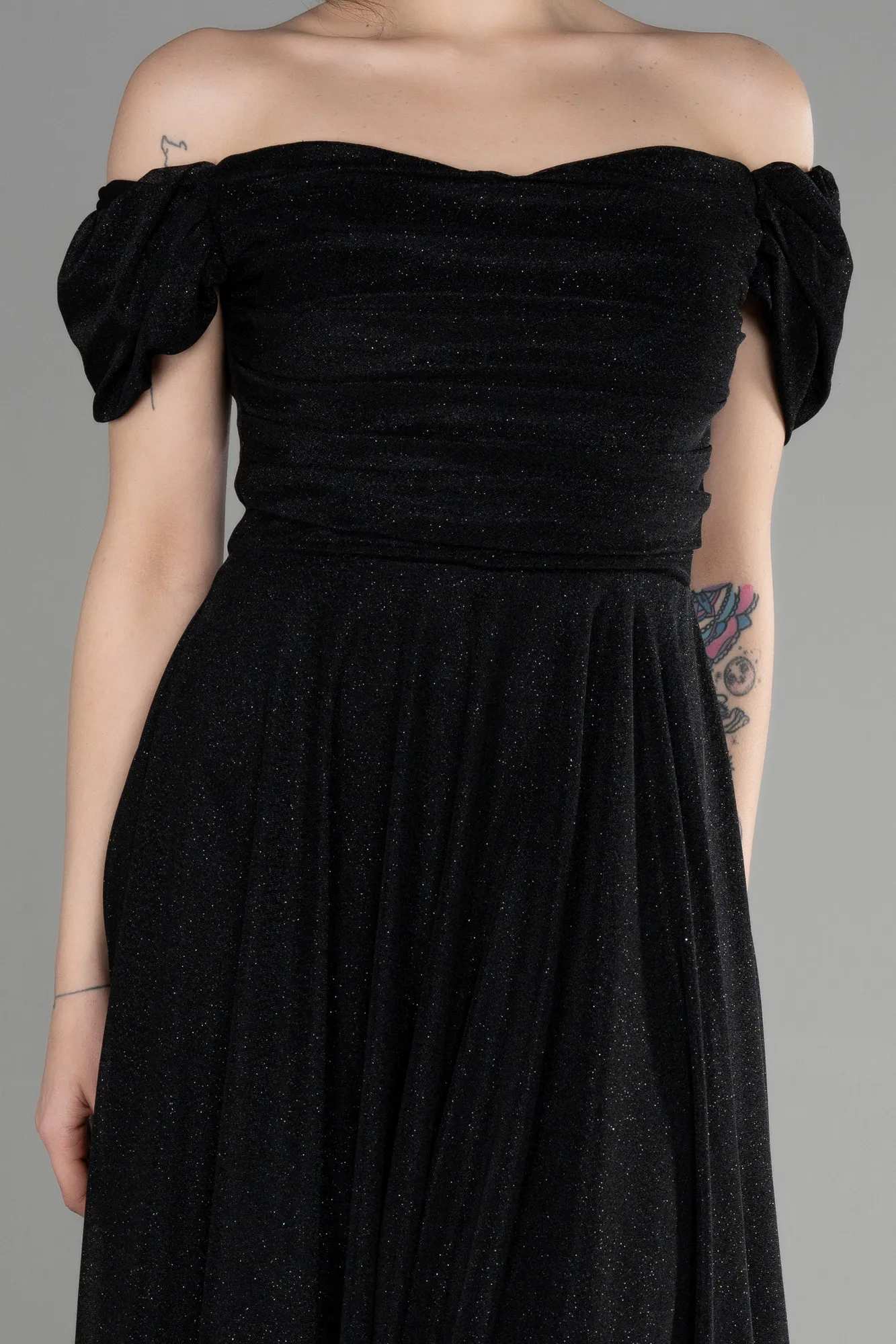 Black-Midi Cocktail Dress ABK1978