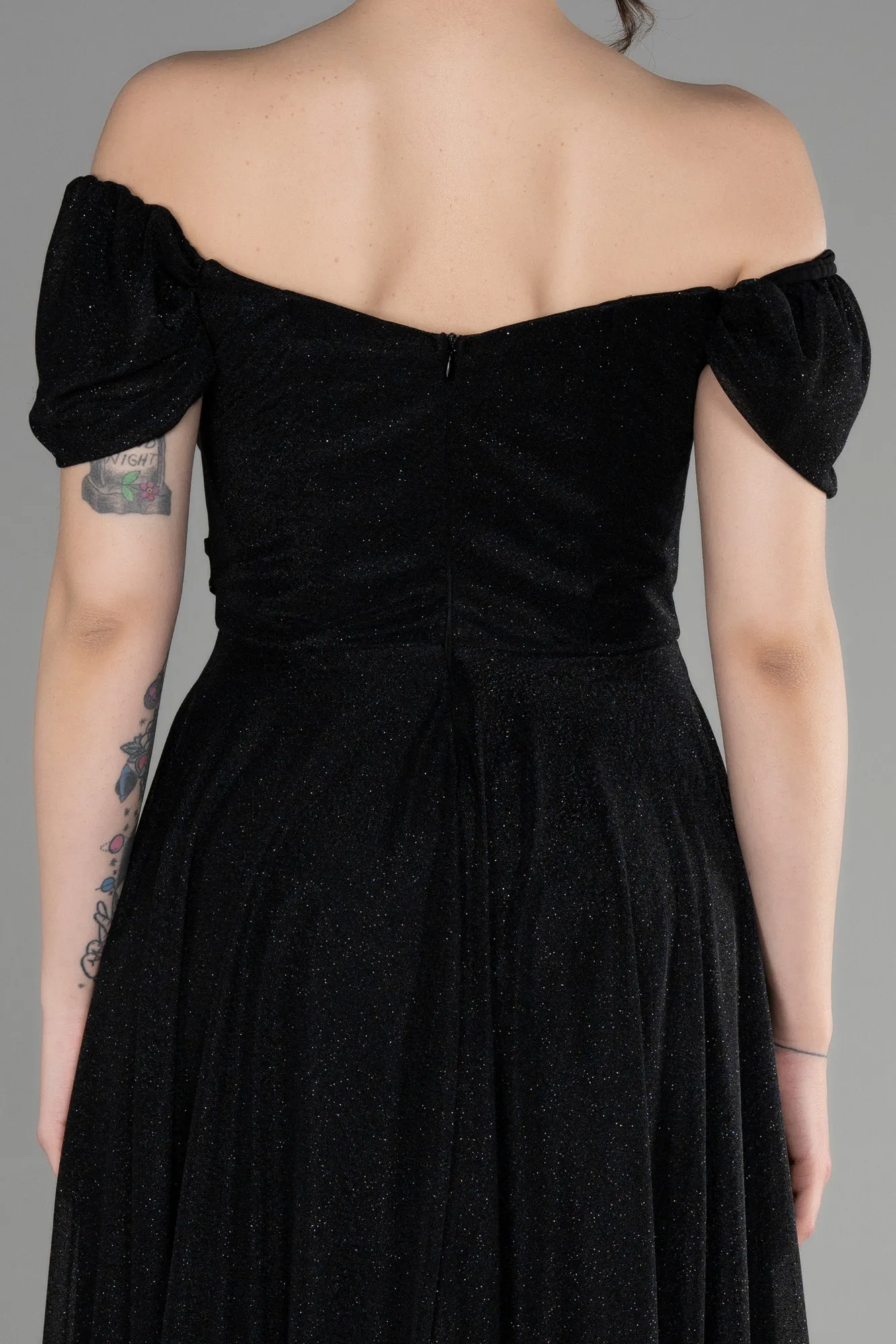 Black-Midi Cocktail Dress ABK1978