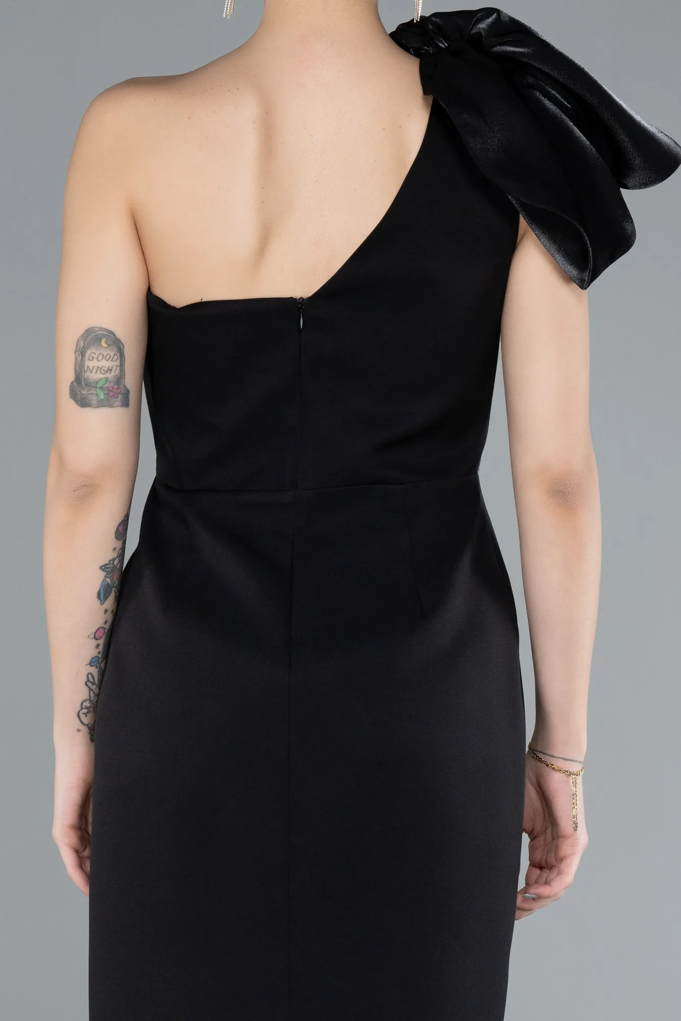 Black-Midi Cocktail Dress ABK2249