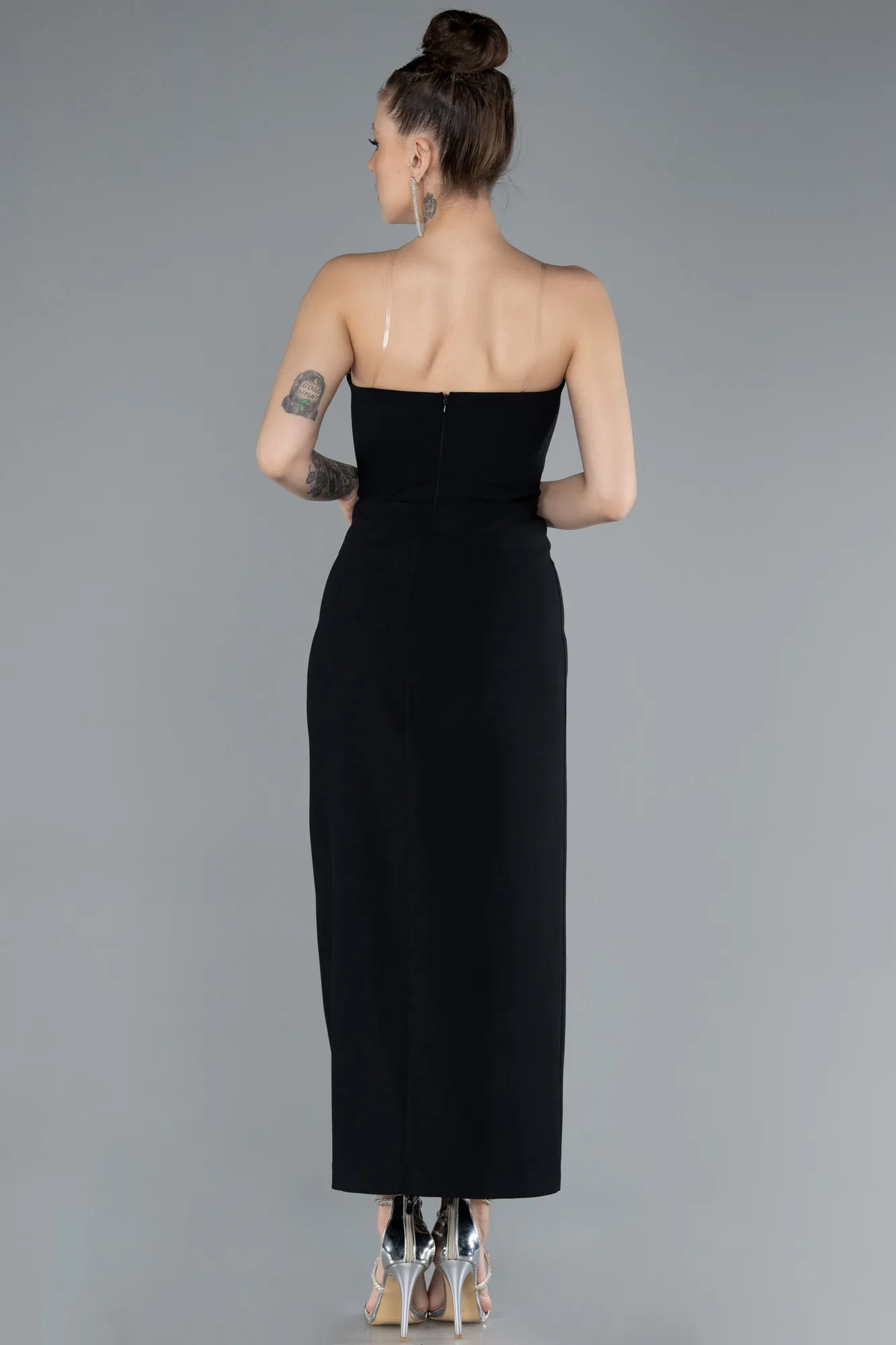 Black-Midi Cocktail Dress ABK2254