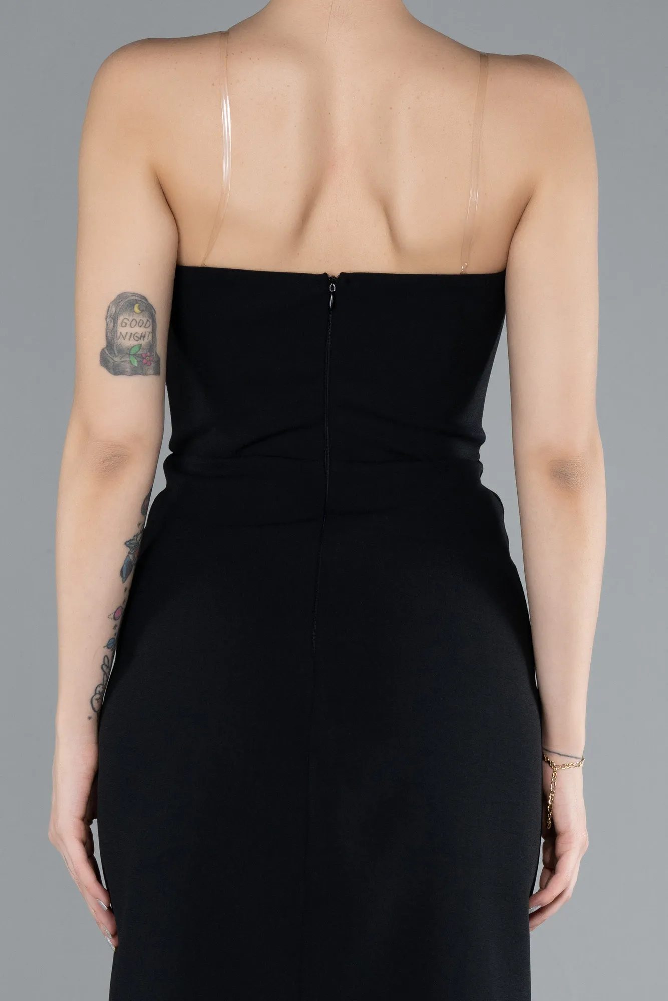 Black-Midi Cocktail Dress ABK2254
