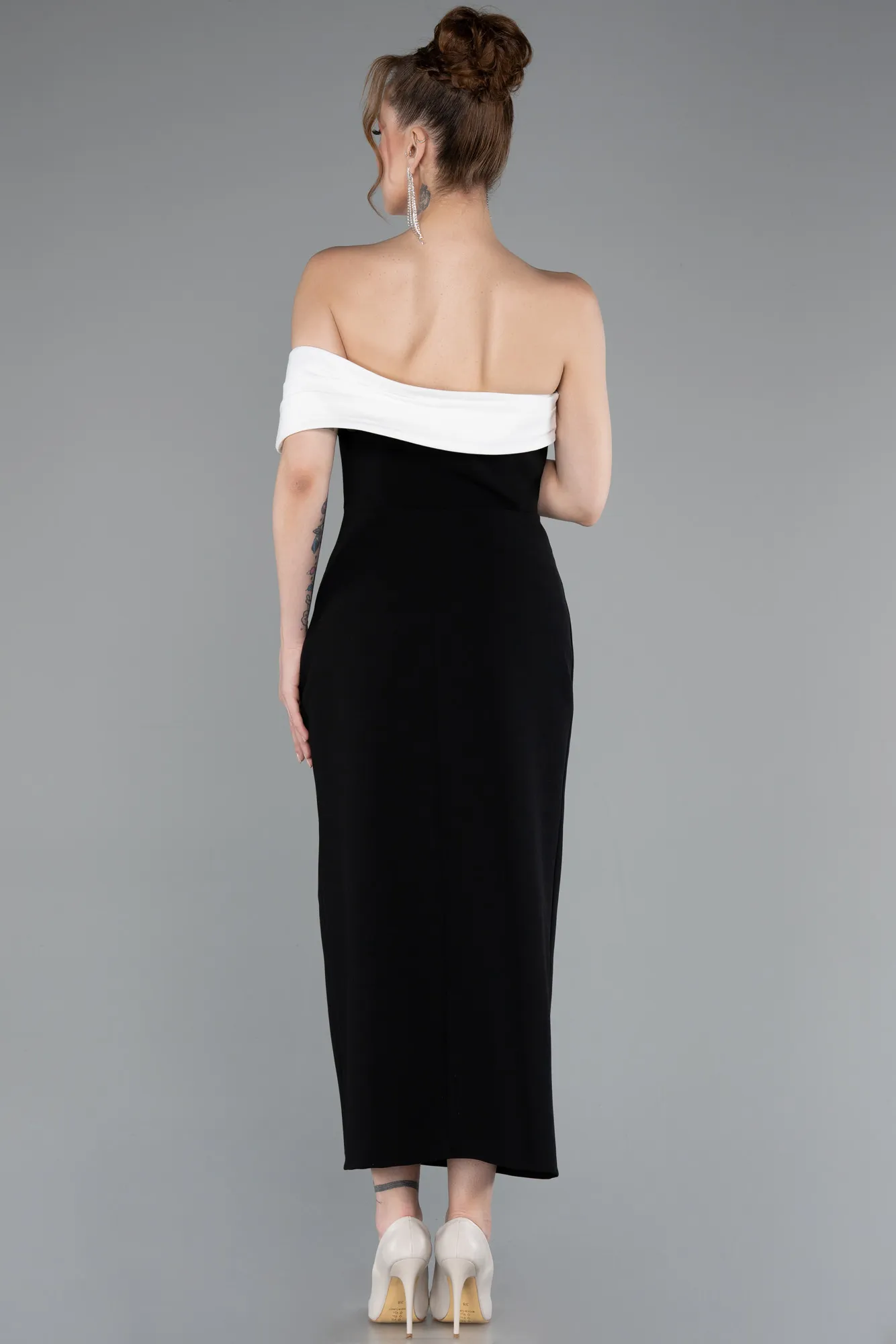 Black-Midi Cocktail Dress ABK2350