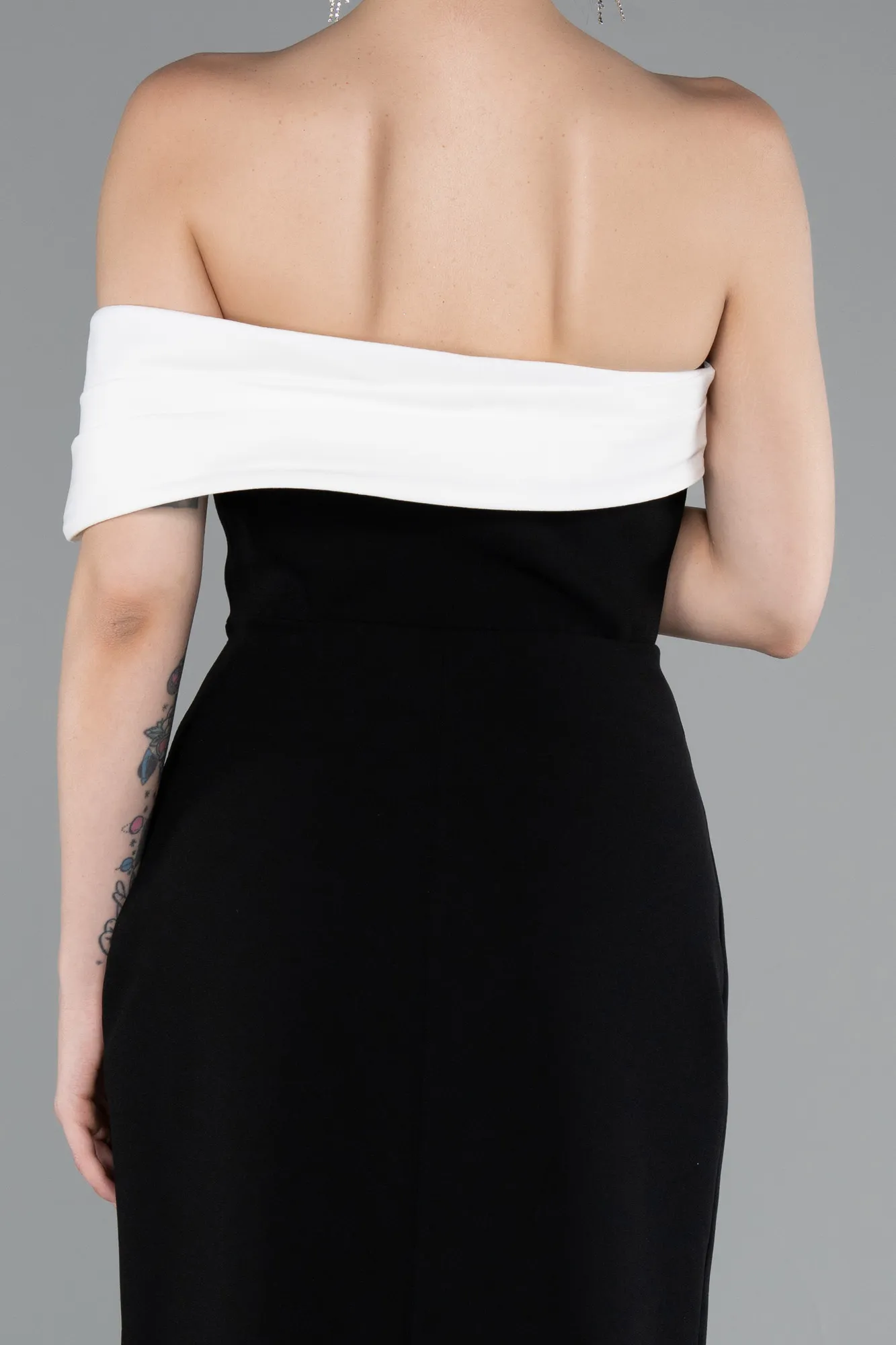 Black-Midi Cocktail Dress ABK2350