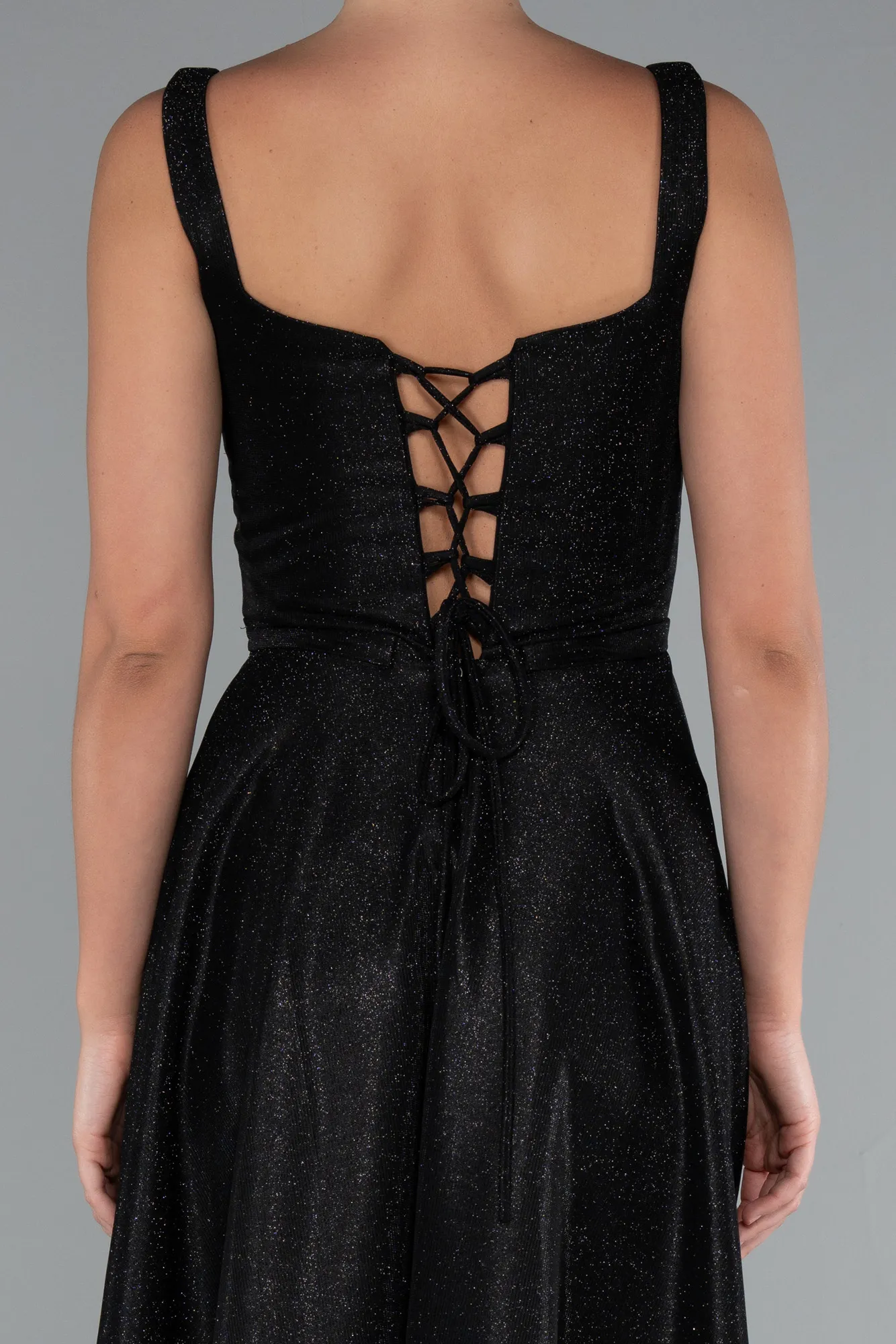 Black-Midi Cocktail Dress ABK2374