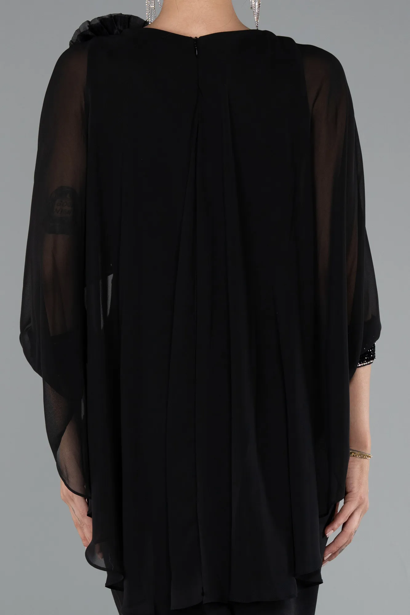 Black-Midi Cocktail Dress ABK2382