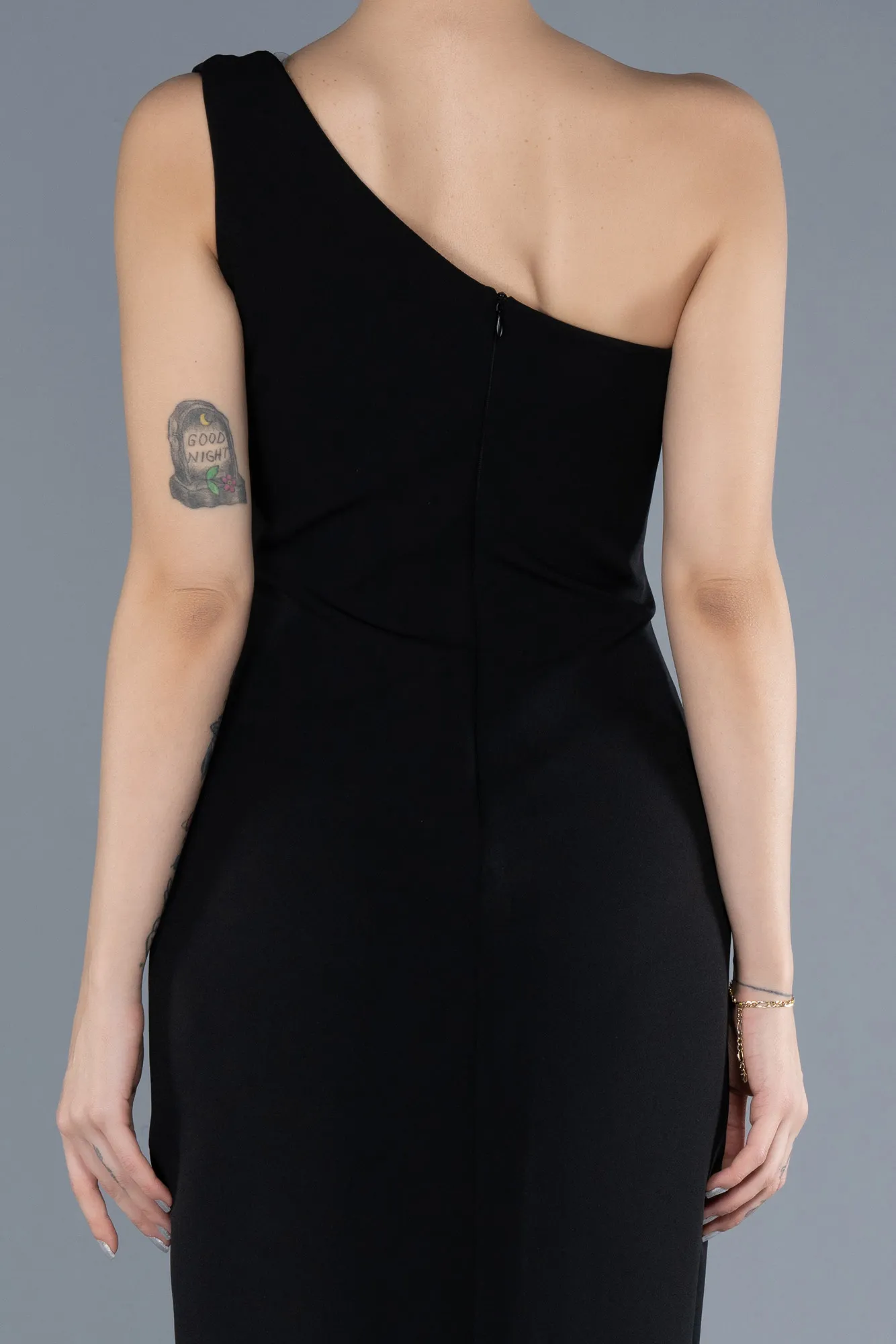 Black-Midi Cocktail Dress ABU4671