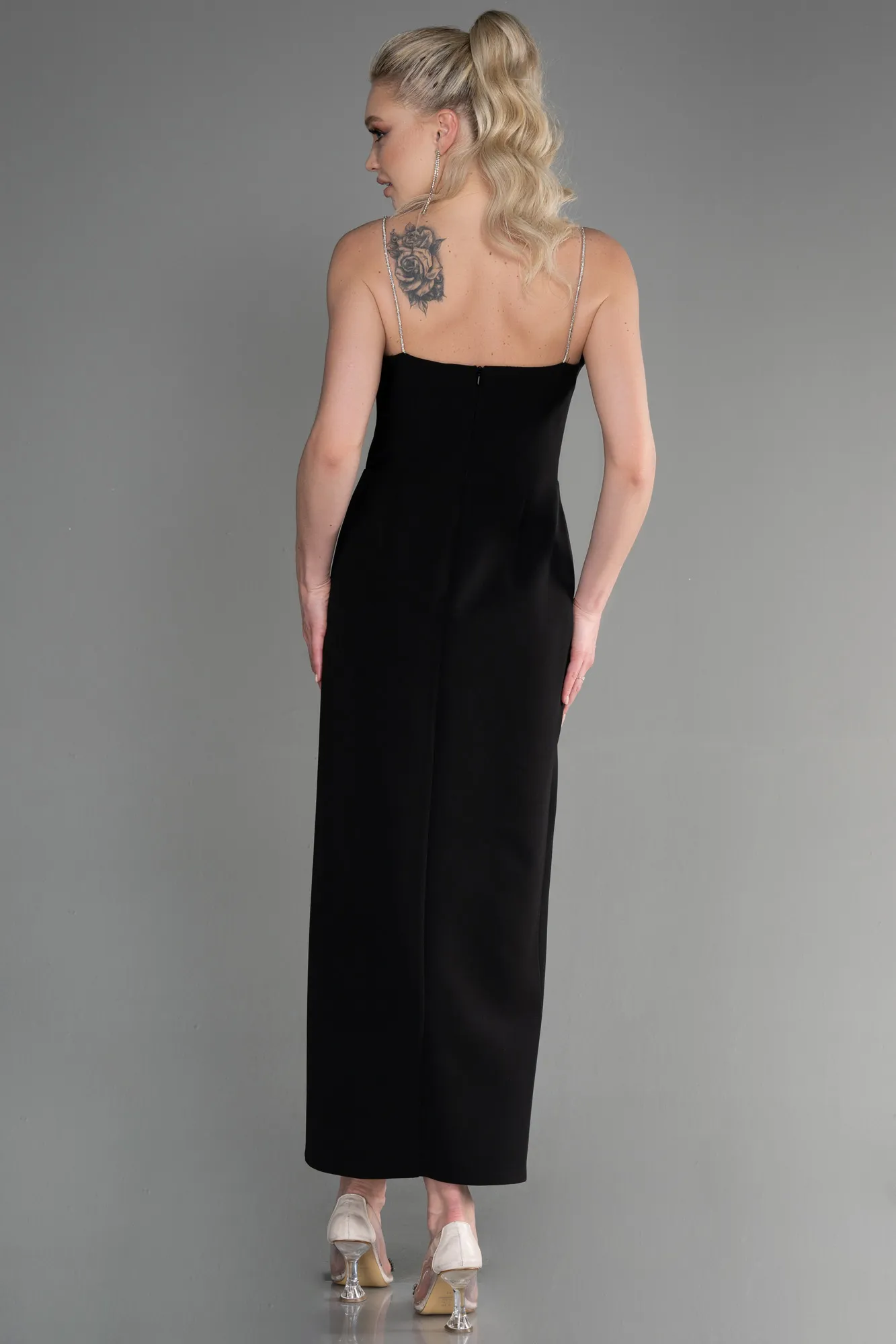 Black-Midi Evening Dress ABK1965