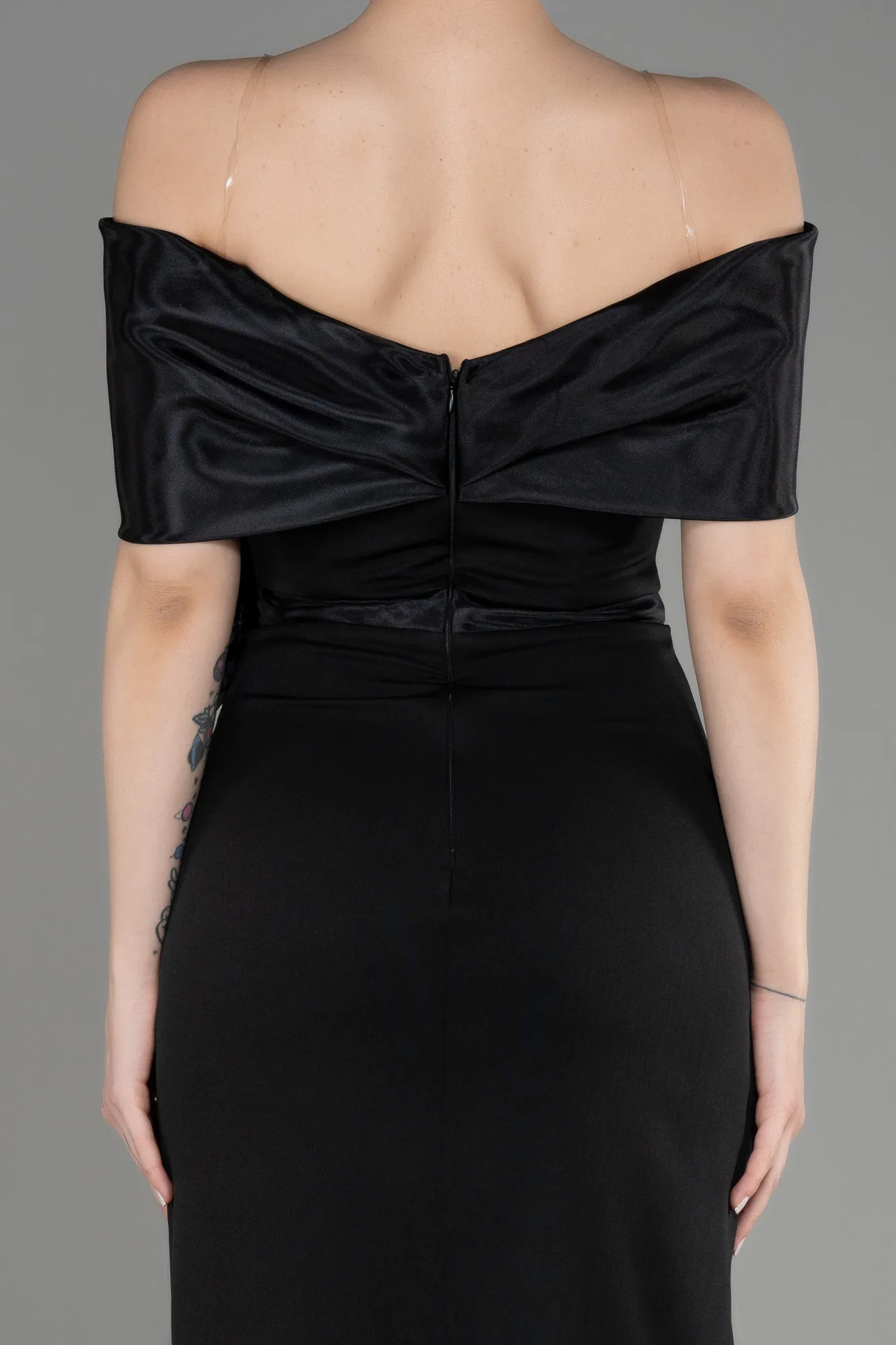 Black-Midi Evening Dress ABK2014