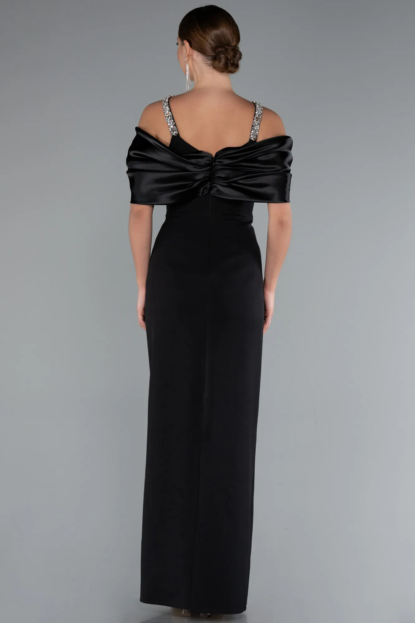 Black-Midi Evening Dress ABU5073