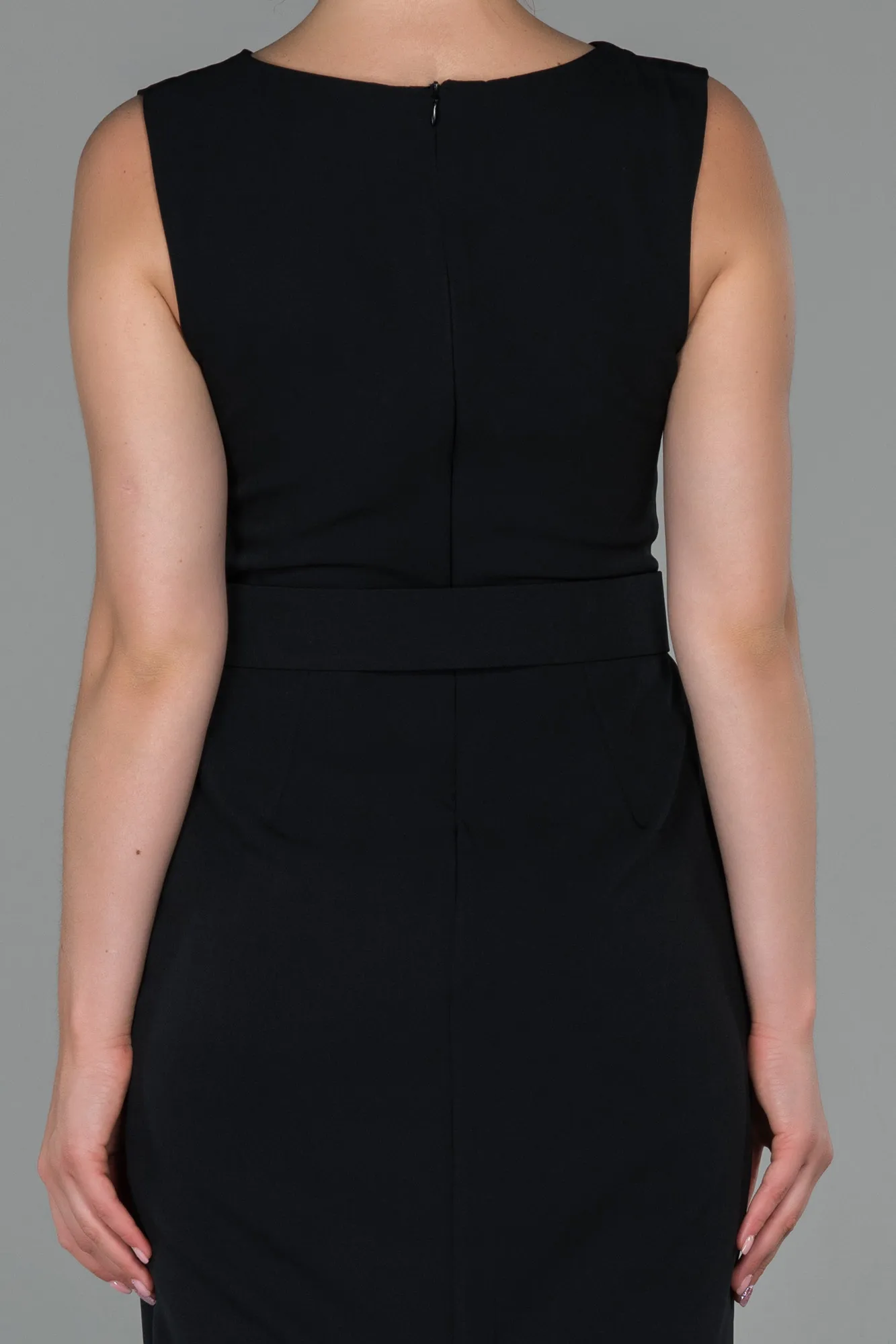 Black-Midi Invitation Dress ABK1045