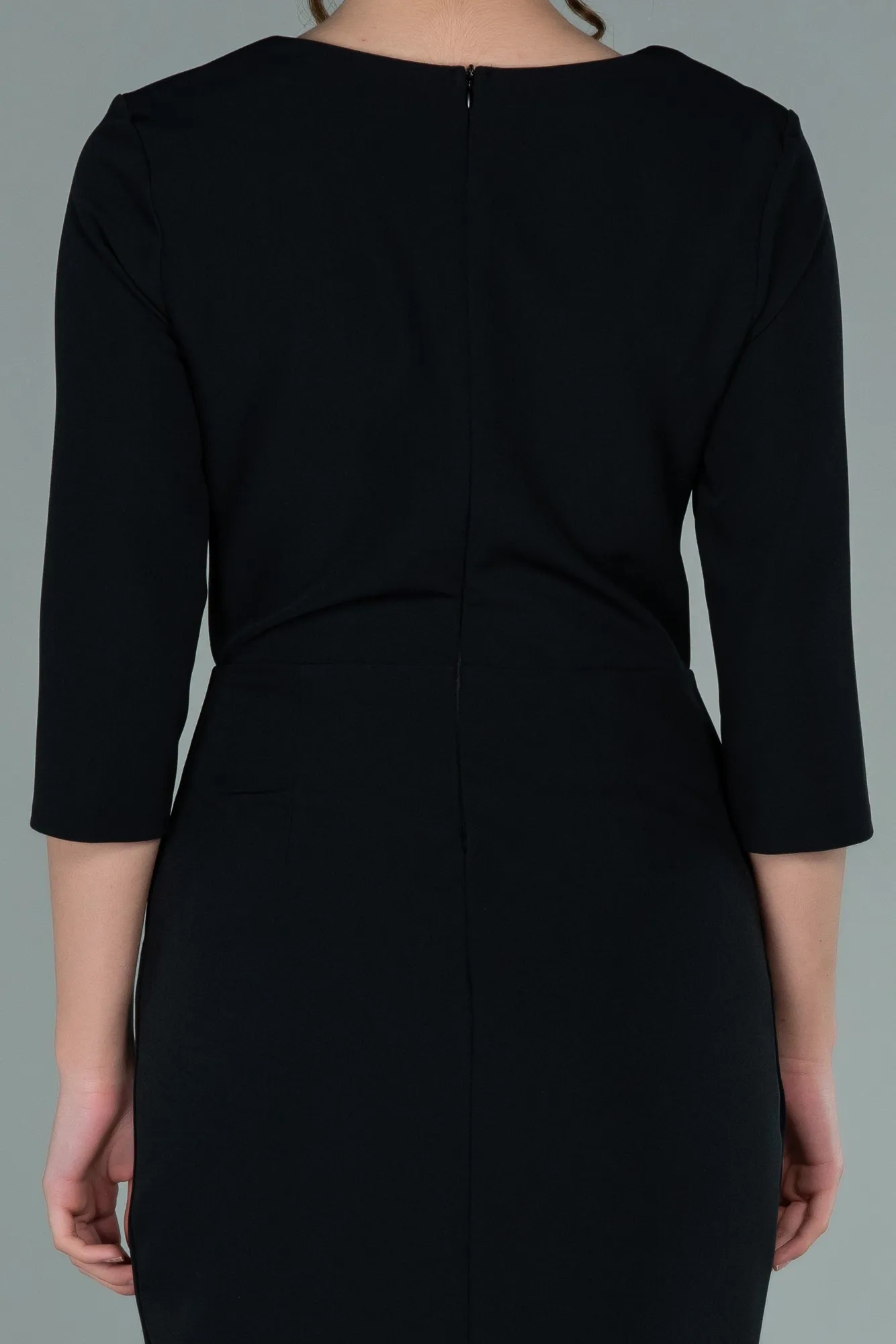 Black-Midi Invitation Dress ABK1354