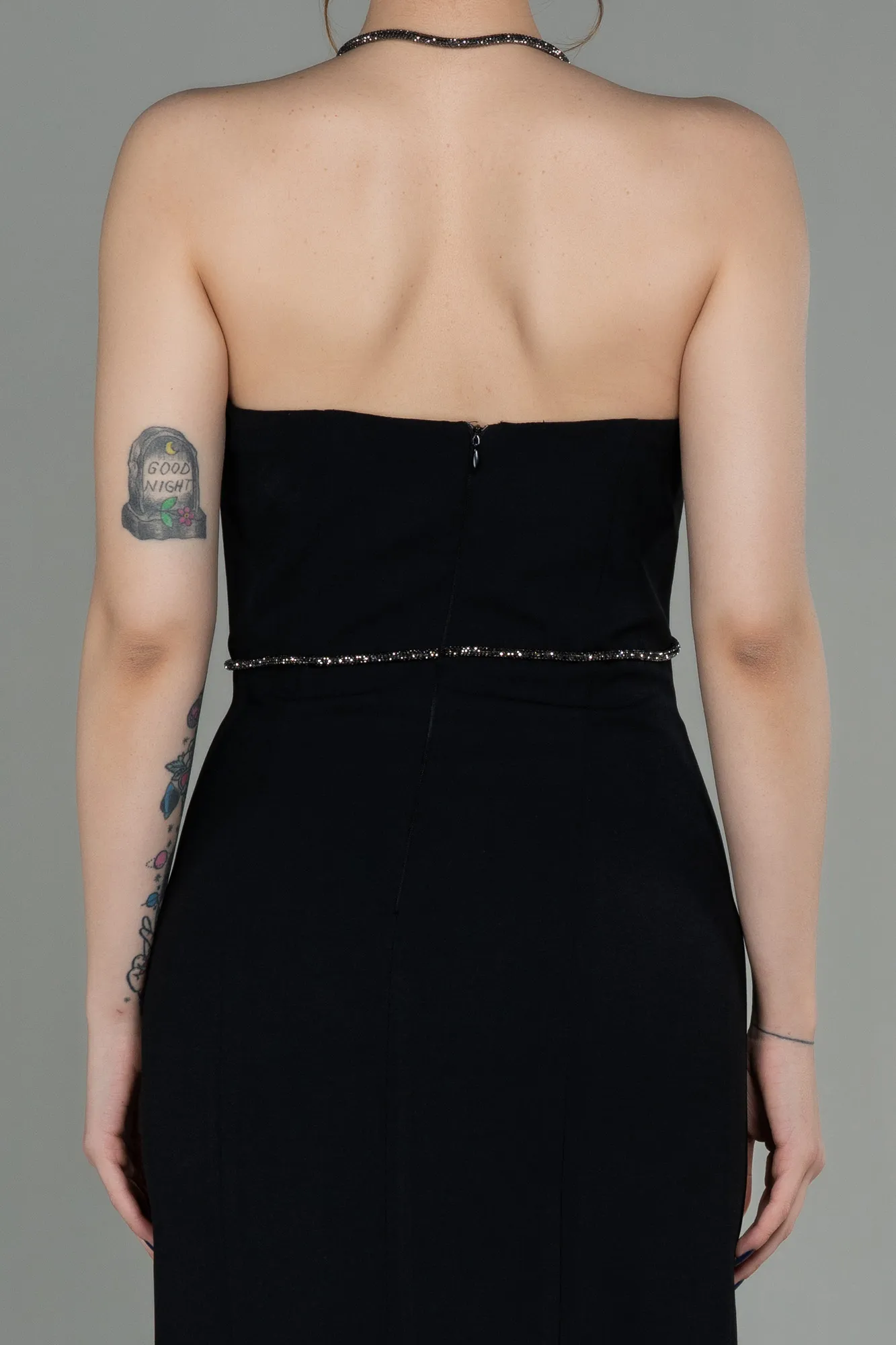 Black-Midi Invitation Dress ABK1709