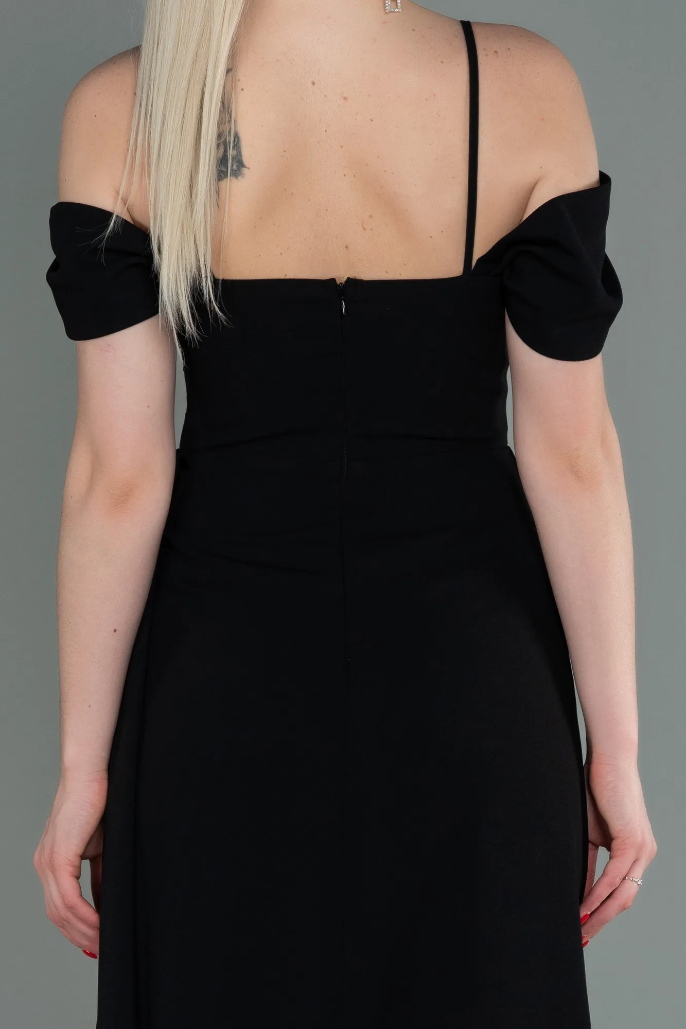 Black-Midi Invitation Dress ABK1750