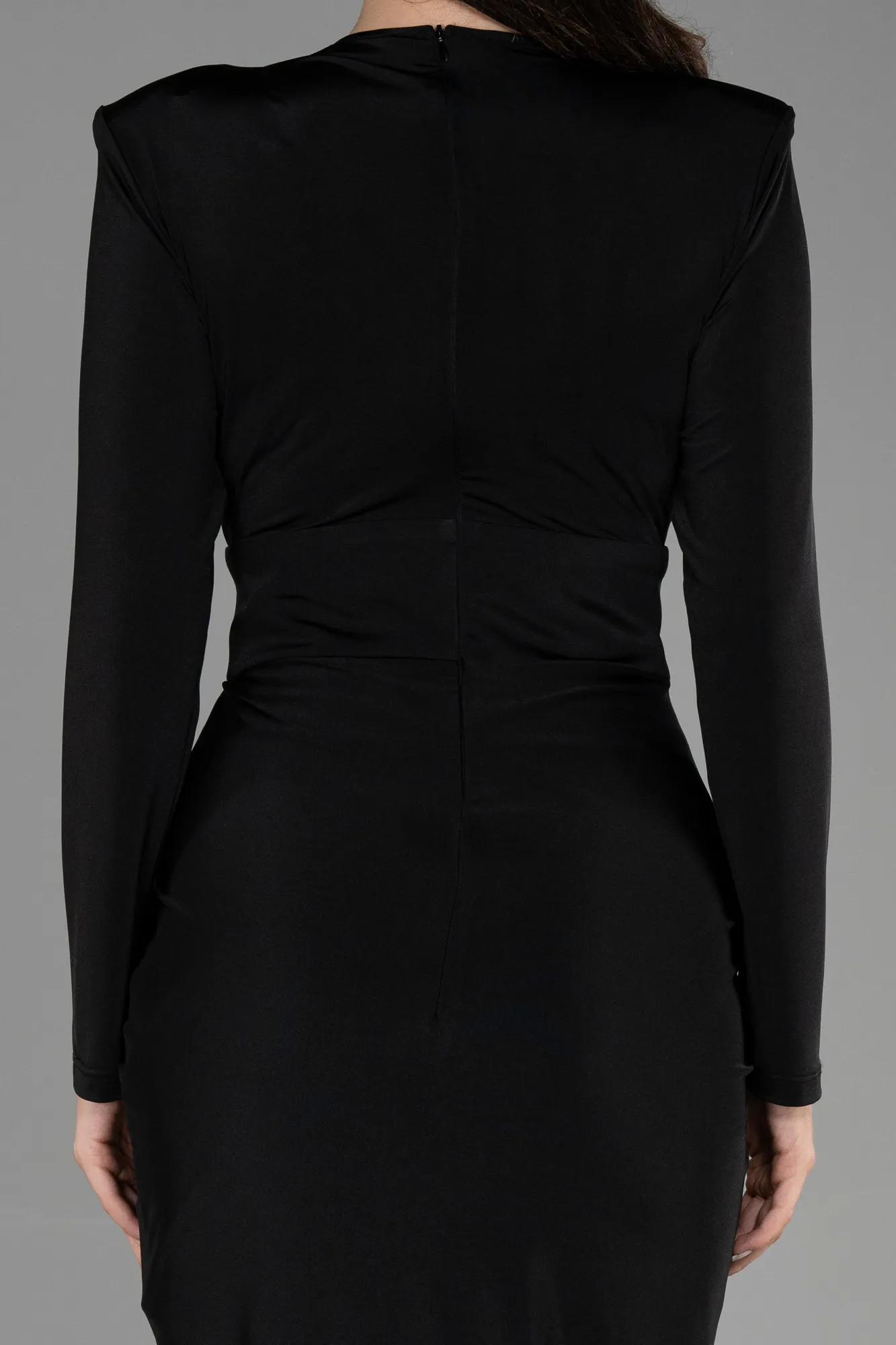 Black-Midi Invitation Dress ABK1861