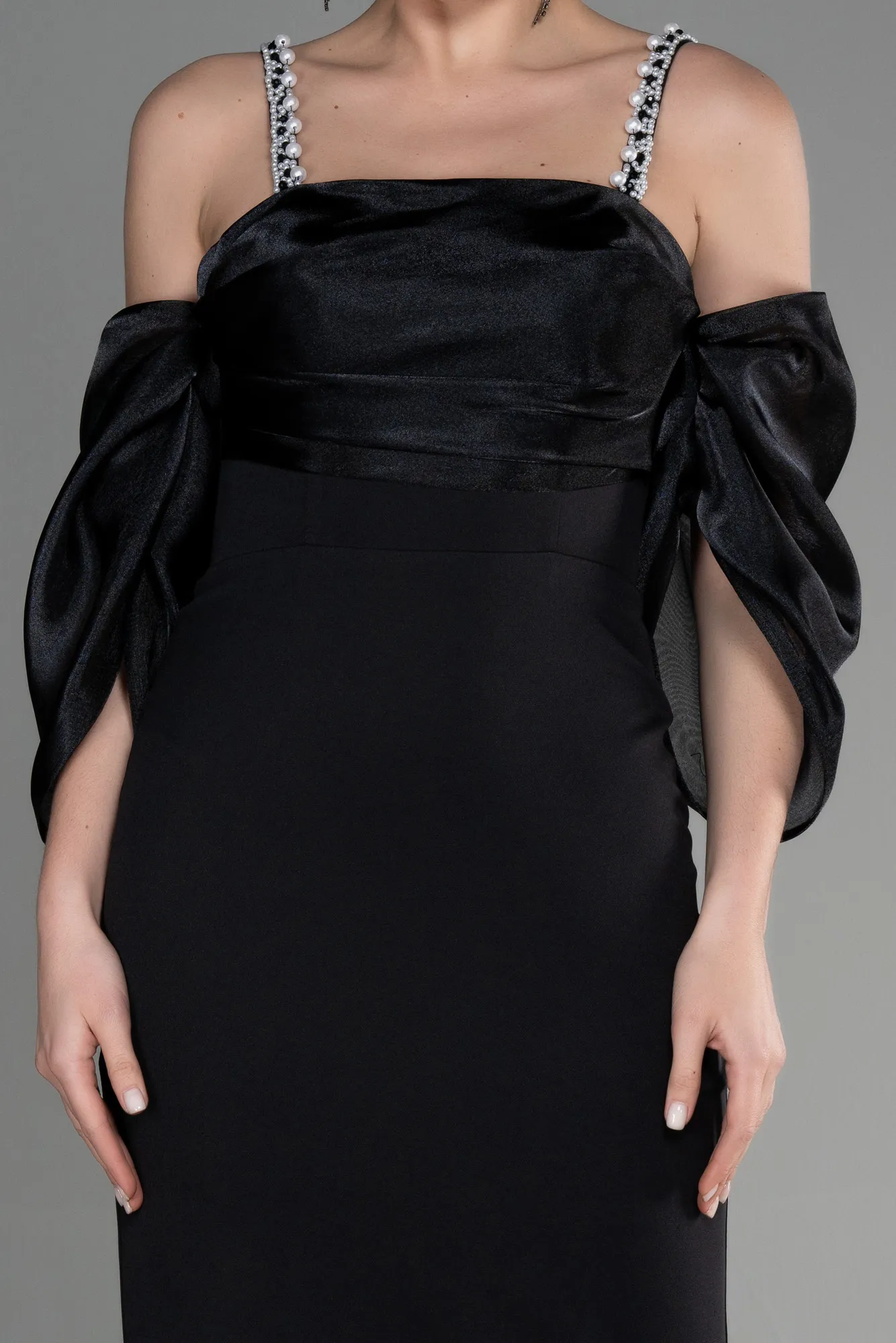 Black-Midi Invitation Dress ABK1906