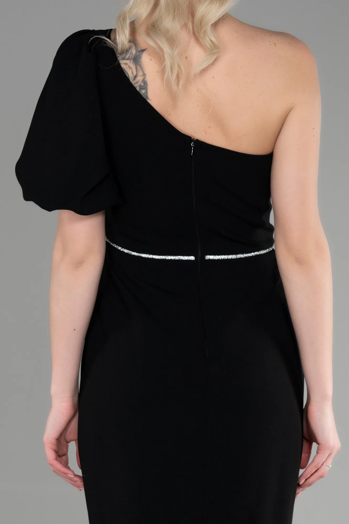 Black-Midi Party Dress ABK1961
