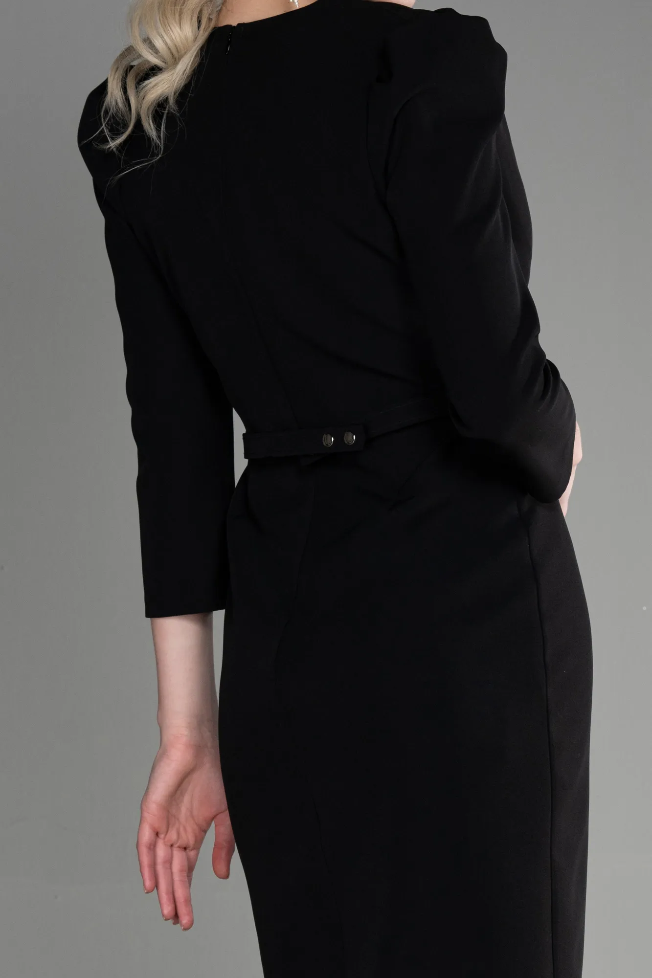 Black-Midi Party Dress ABK1968