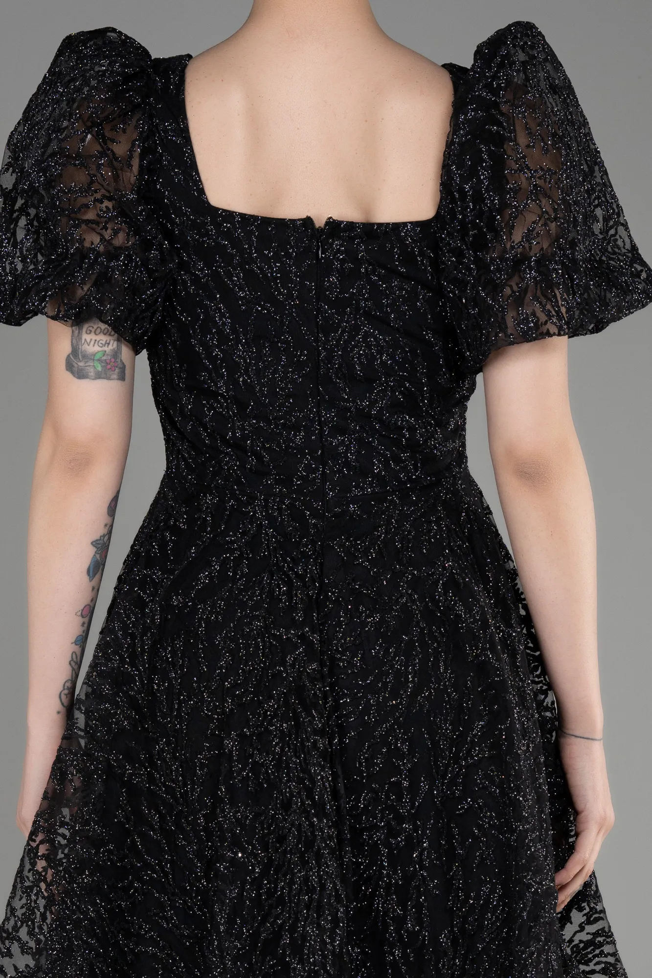 Black-Midi Party Dress ABK1976