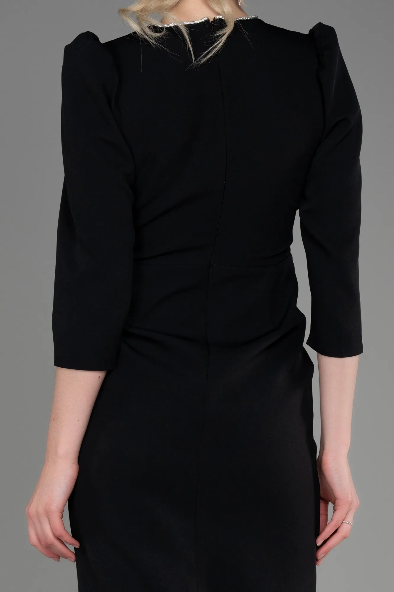 Black-Midi Party Dress ABK1987