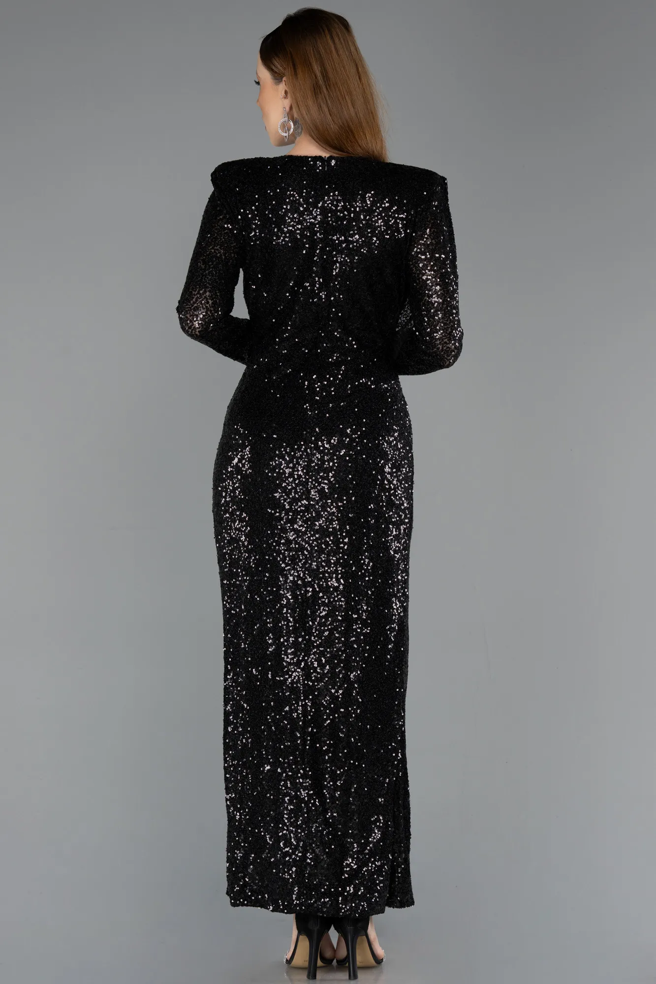 Black-Midi Party Dress ABK2479