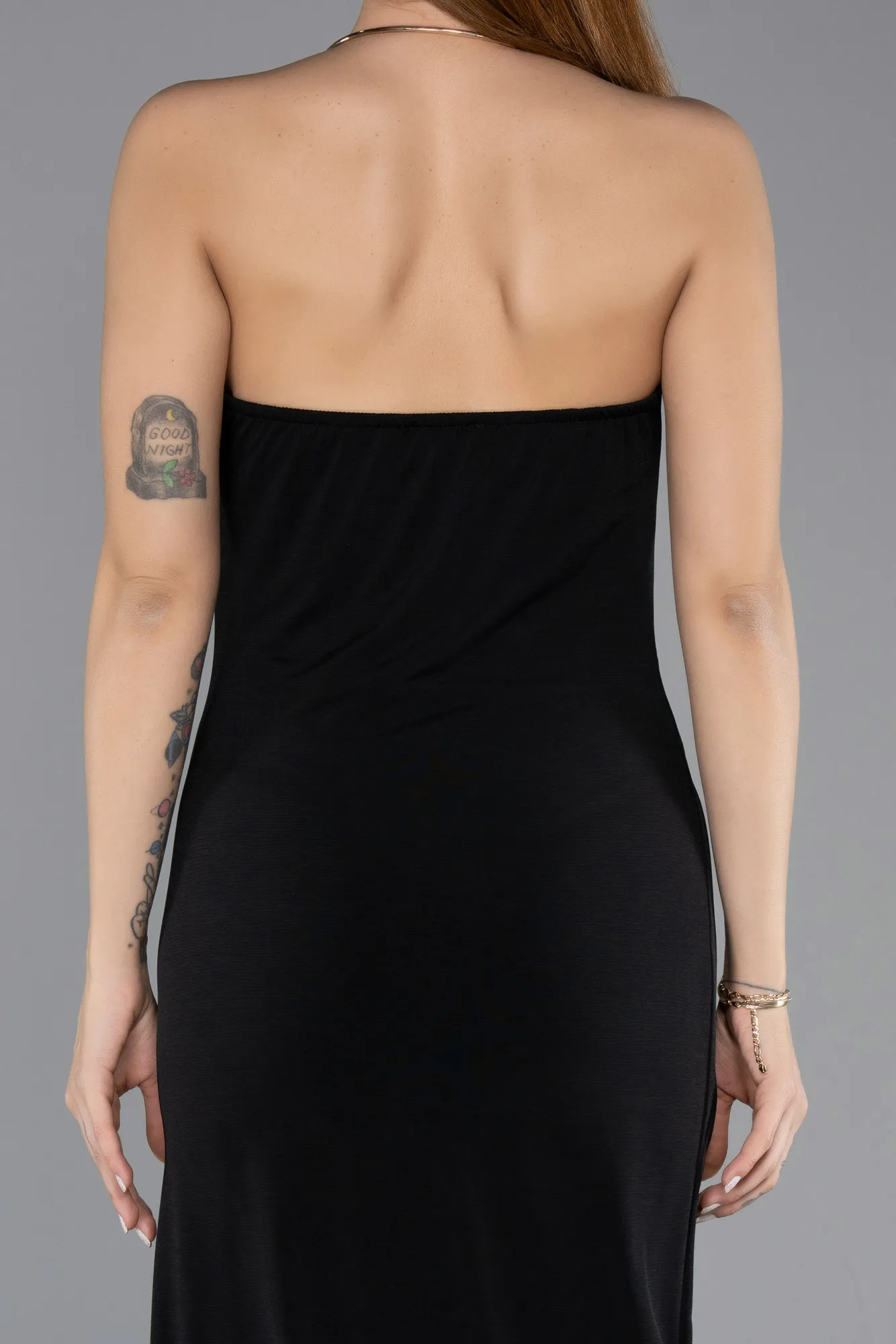 Black-Midi Party Dress ABK2495