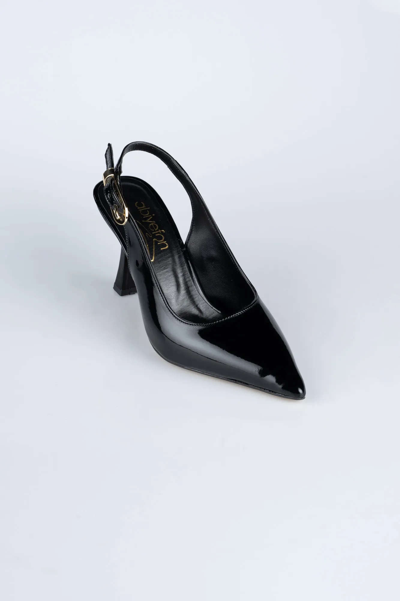 Black-Patent Leather Evening Shoe ABR1130