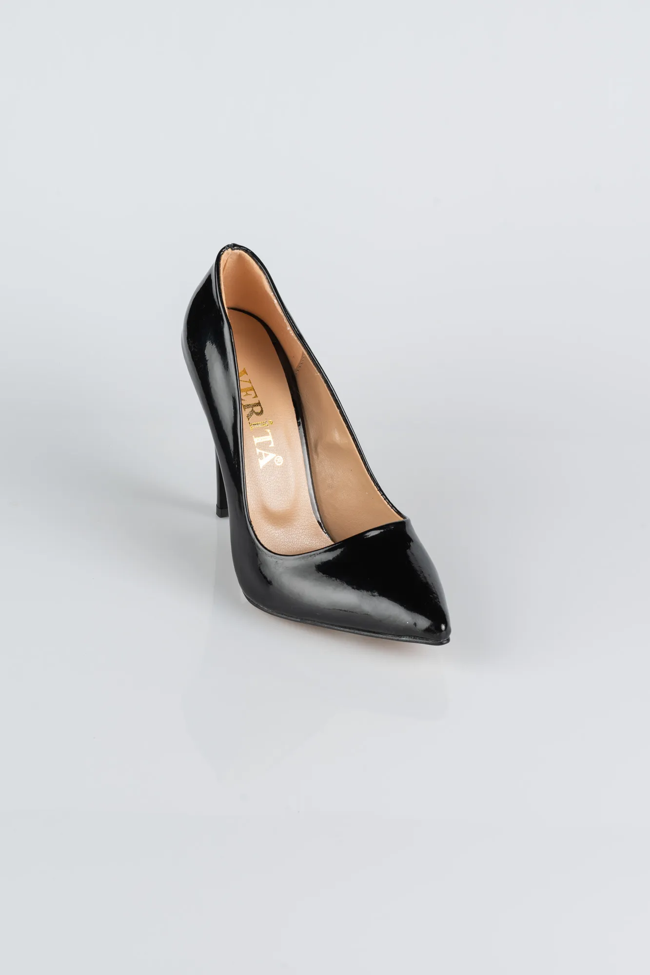 Black-Patent Leather Stiletto ABR1096