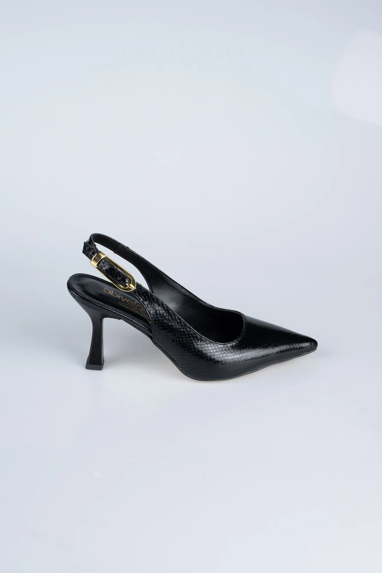 Black-Patterned Evening Shoe ABD1130