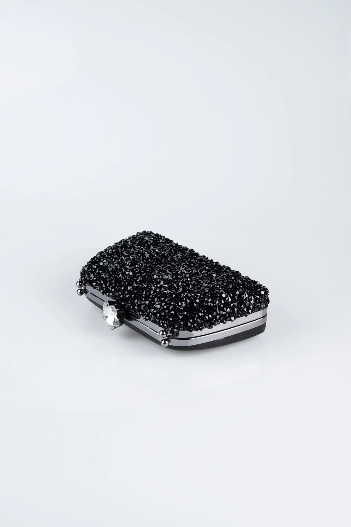 Black-Plaster Fabric Night Bag SH849