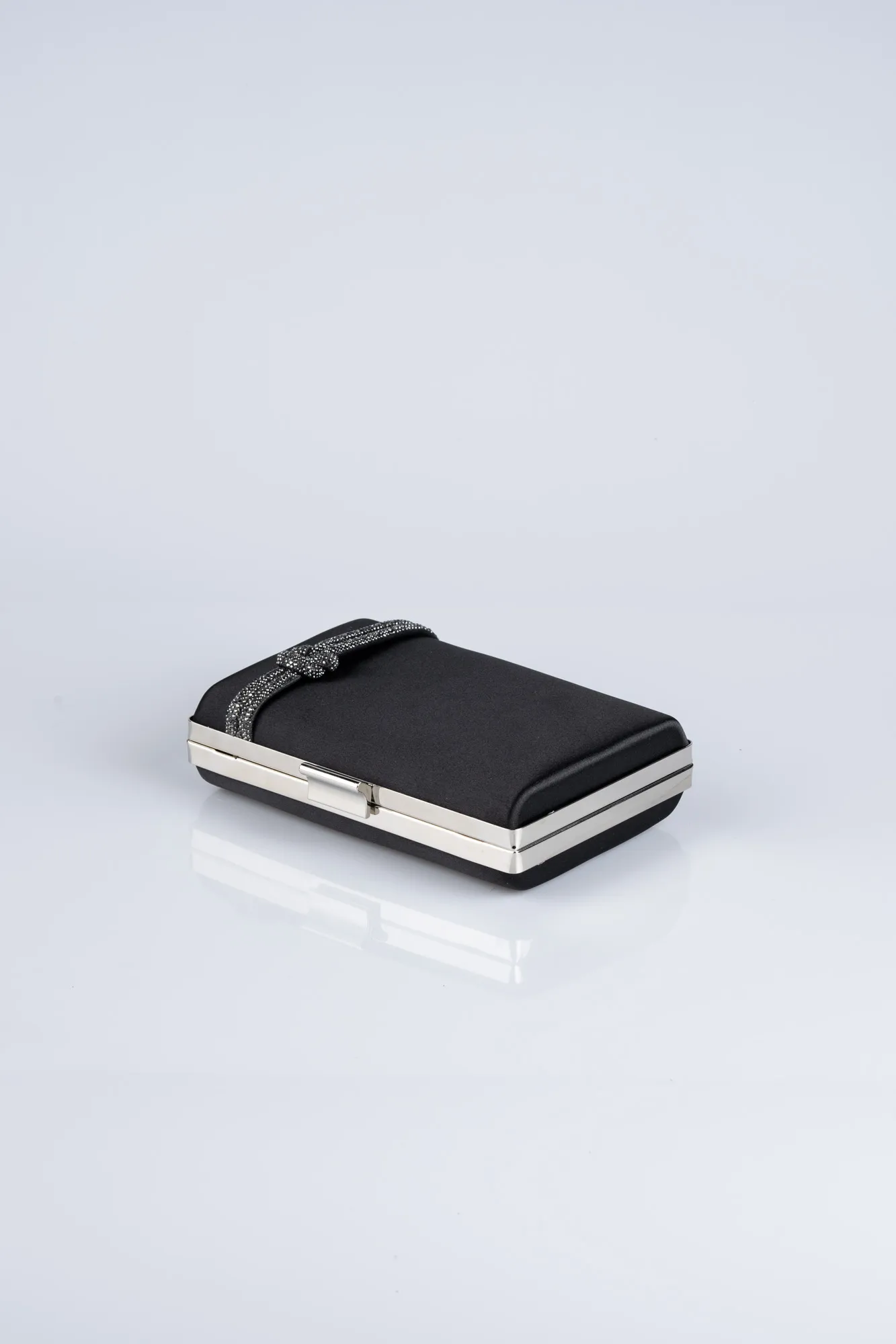 Black-Satin Box Bag VT9275