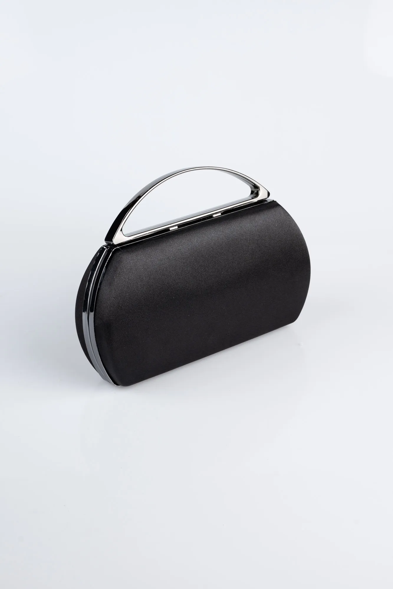 Black-Satin Night Bag V351