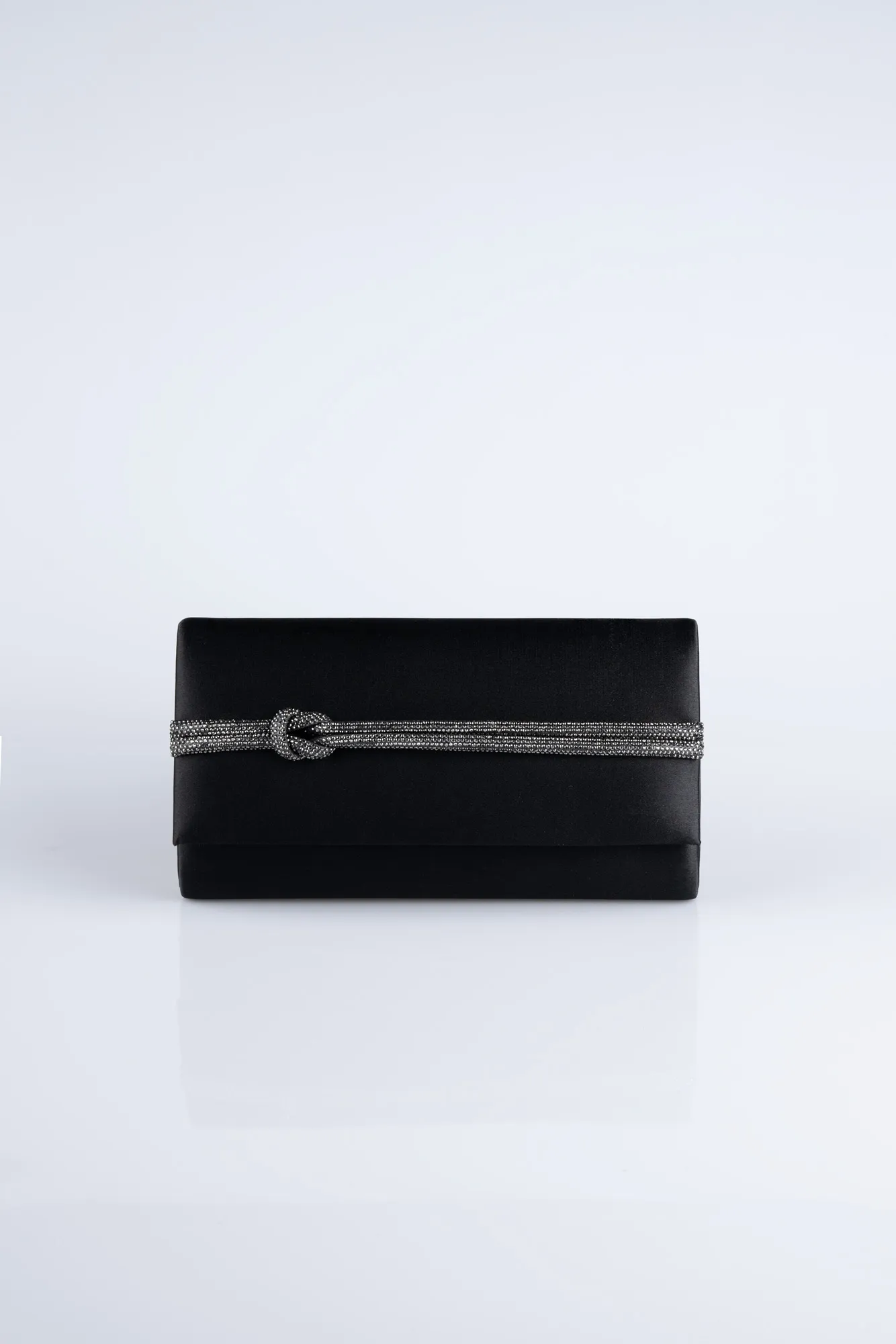 Black-Satin Night Bag VS0424