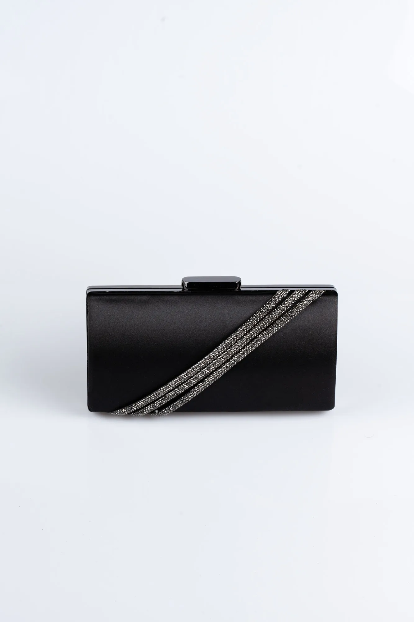 Black-Satin Night Bag VT9233