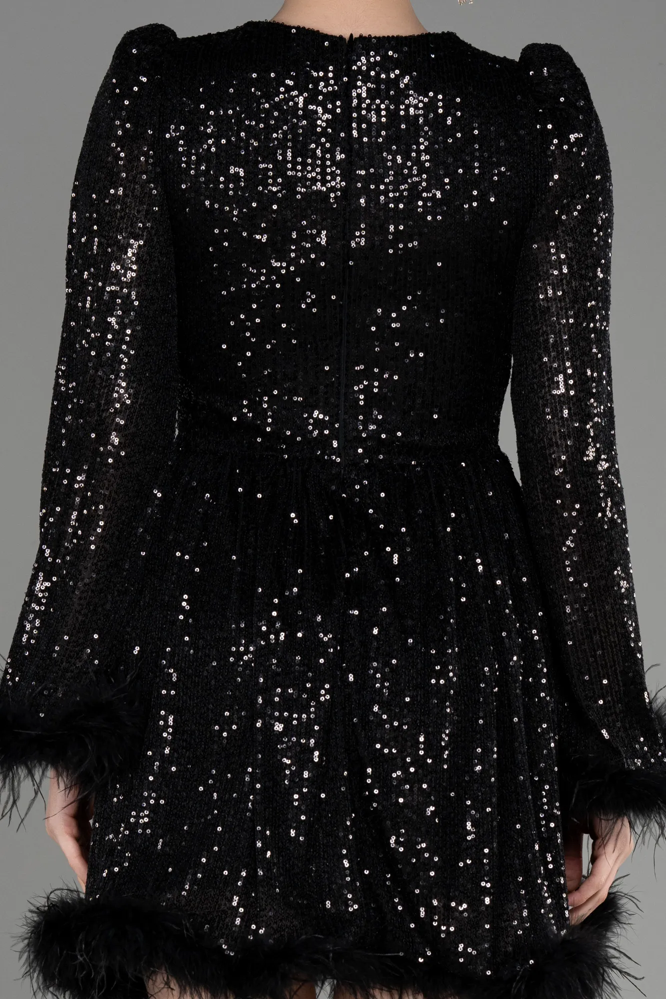 Black-Short Cocktail Dress ABK1983