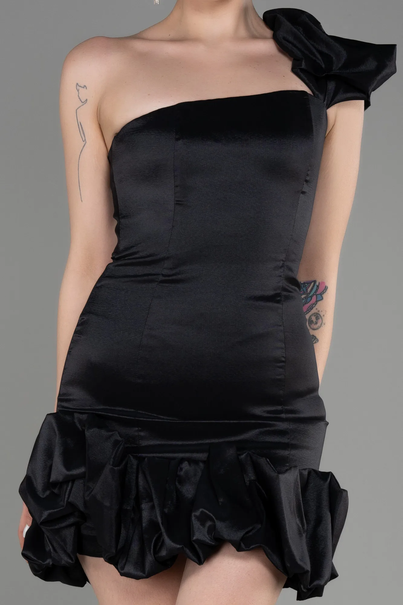 Black-Short Cocktail Dress ABK1988