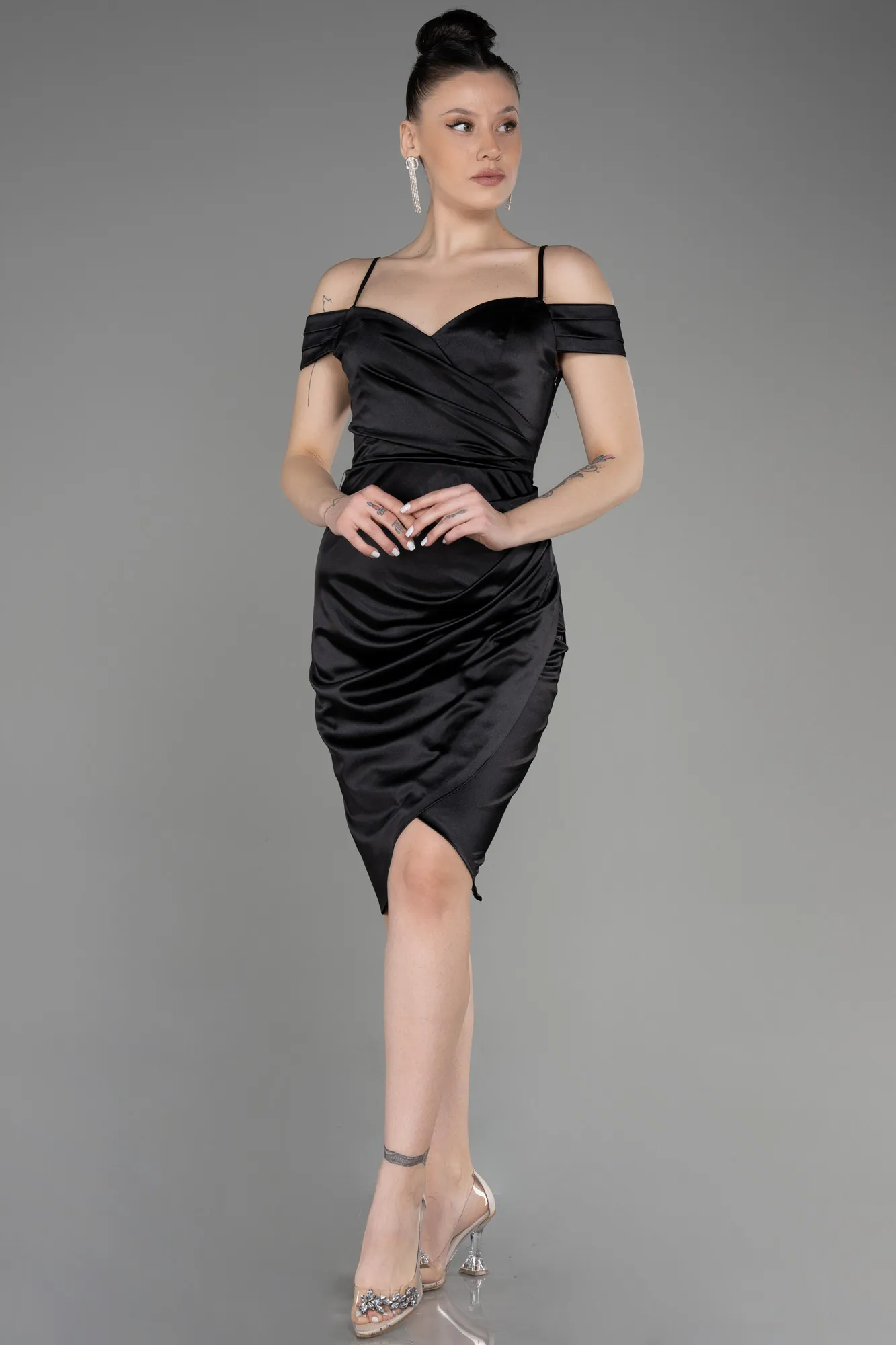 Black-Short Cocktail Dress ABK1989