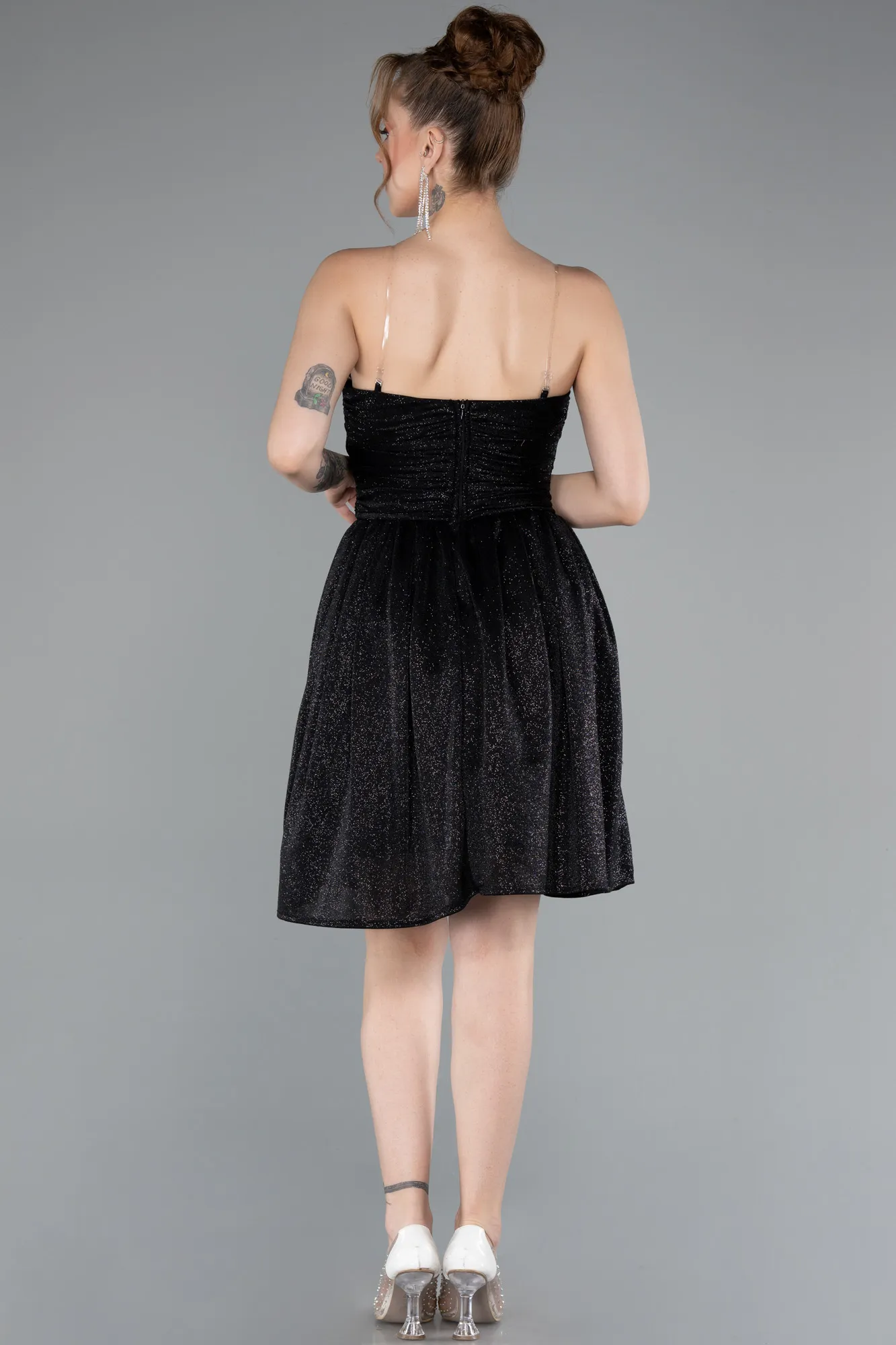 Black-Short Cocktail Dress ABK2349