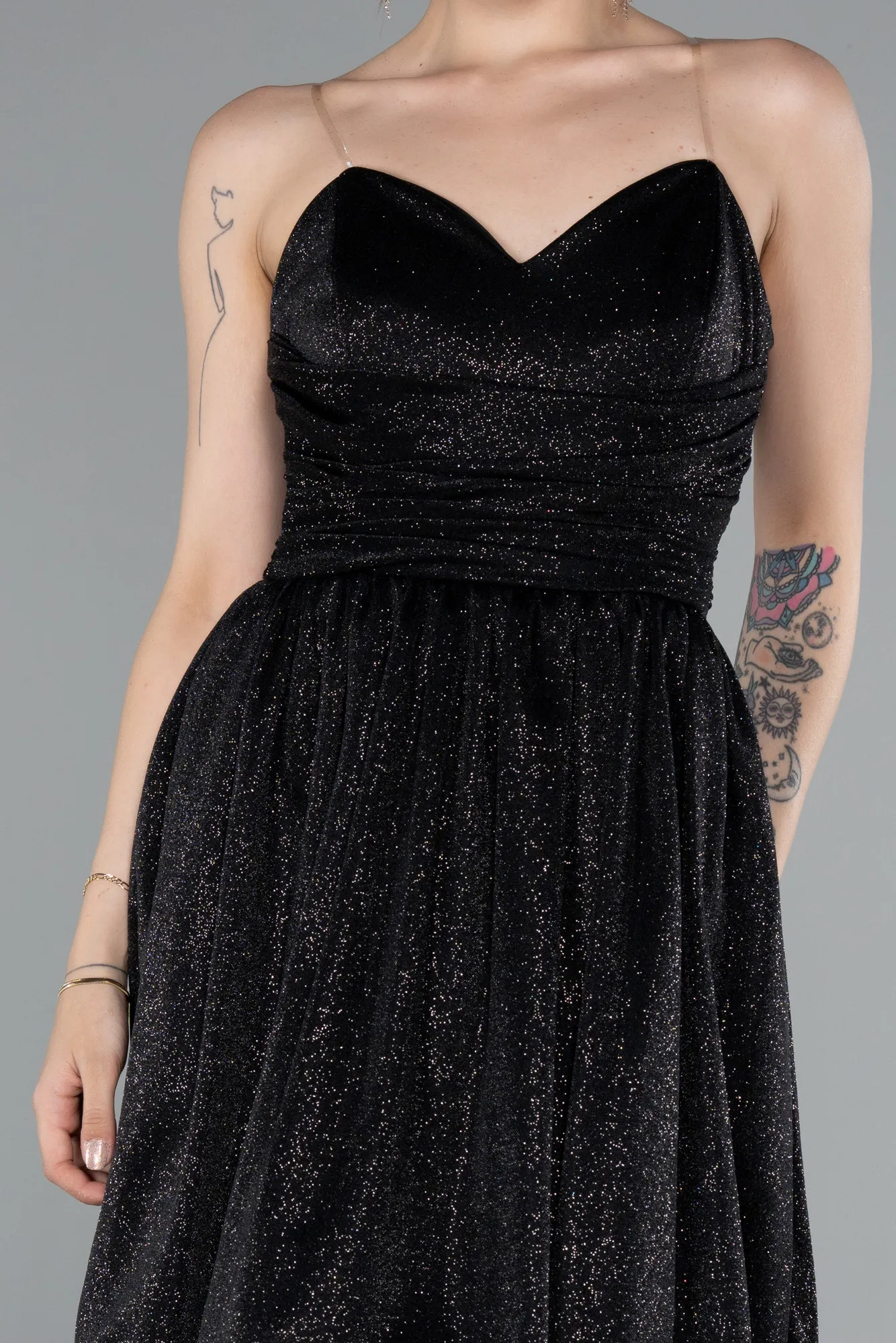Black-Short Cocktail Dress ABK2349