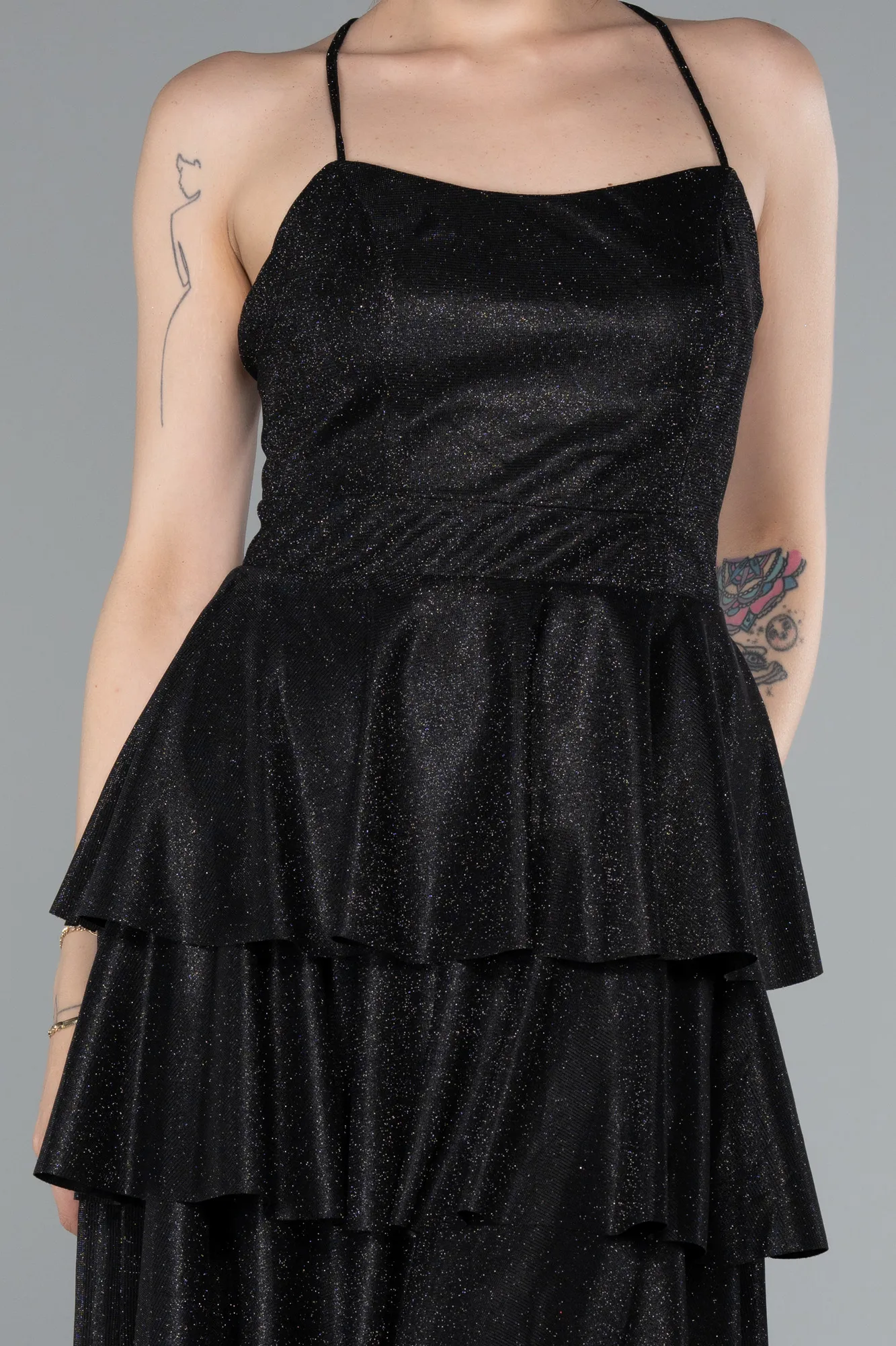 Black-Short Cocktail Dress ABK2357
