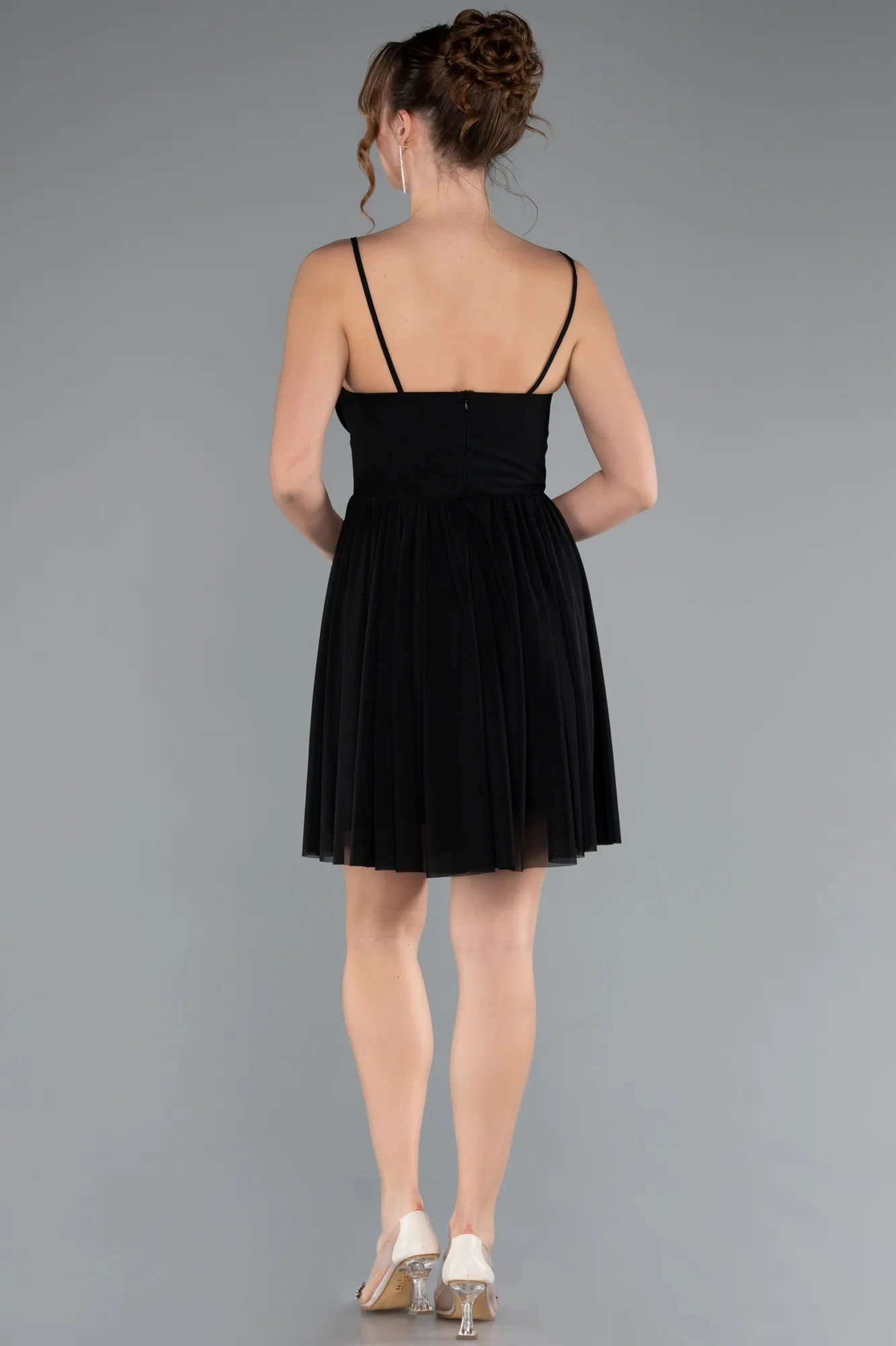 Black-Short Cocktail Dress ABK2365