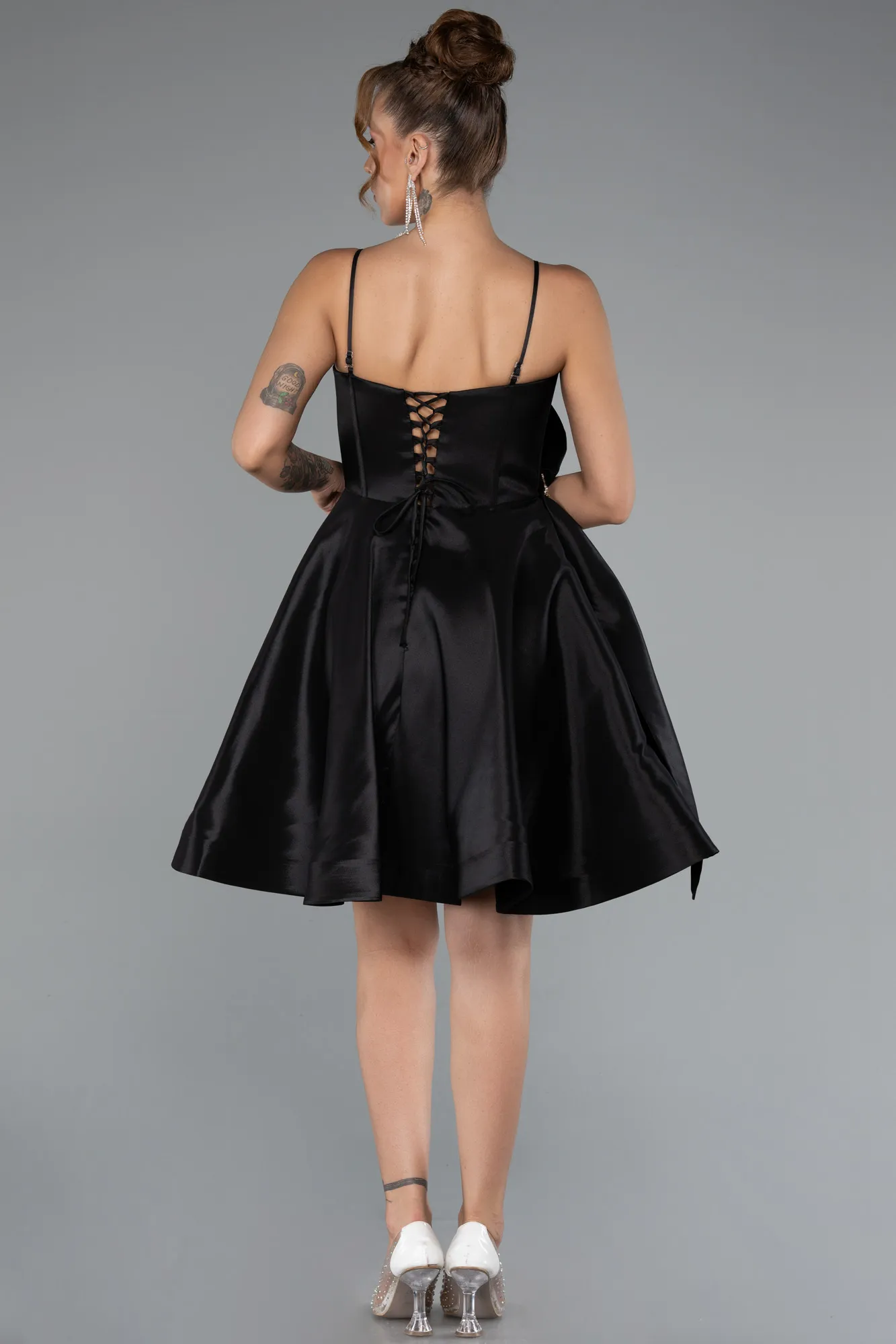 Black-Short Cocktail Dress ABK2391