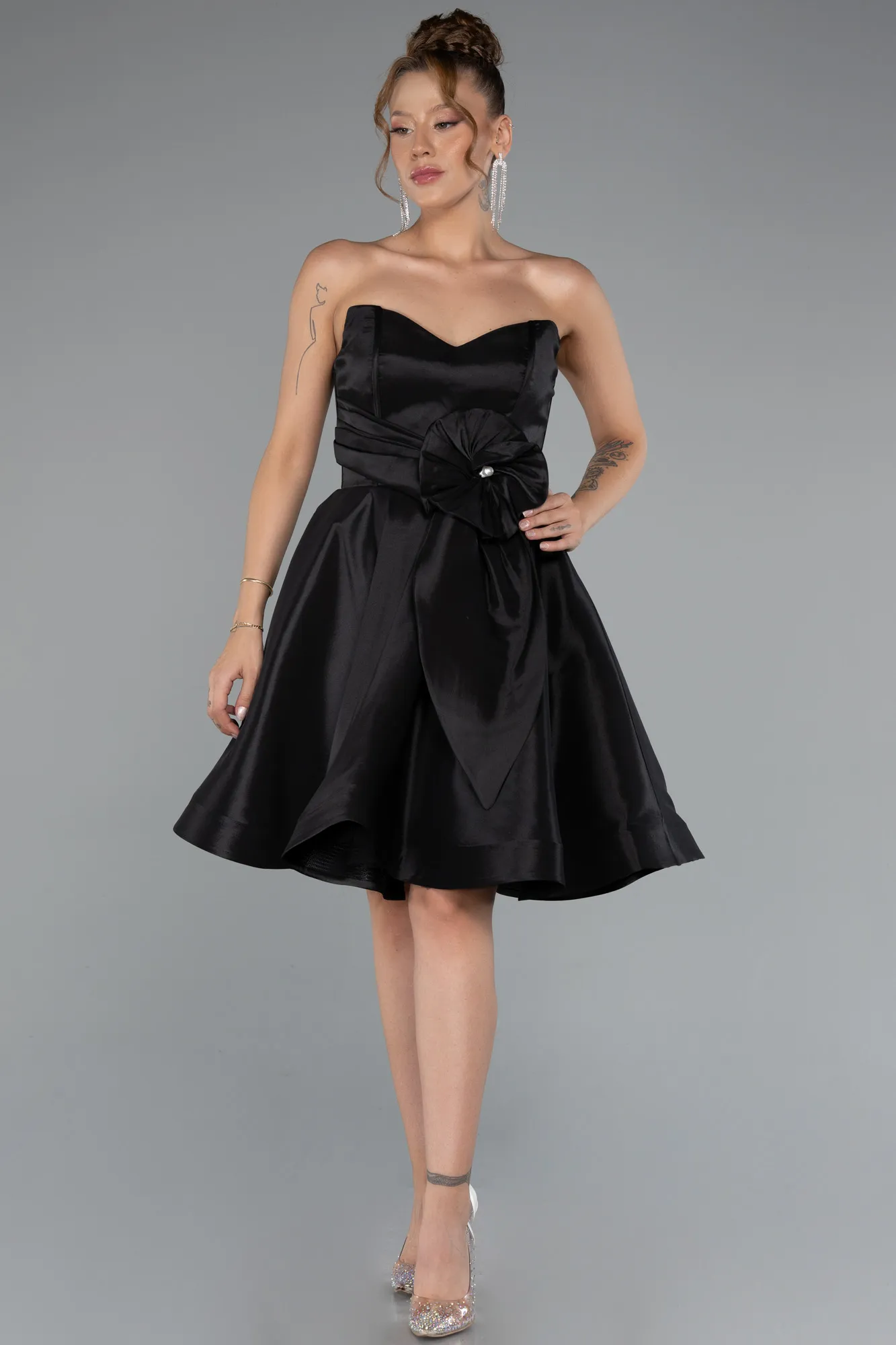 Black-Short Cocktail Dress ABK2393