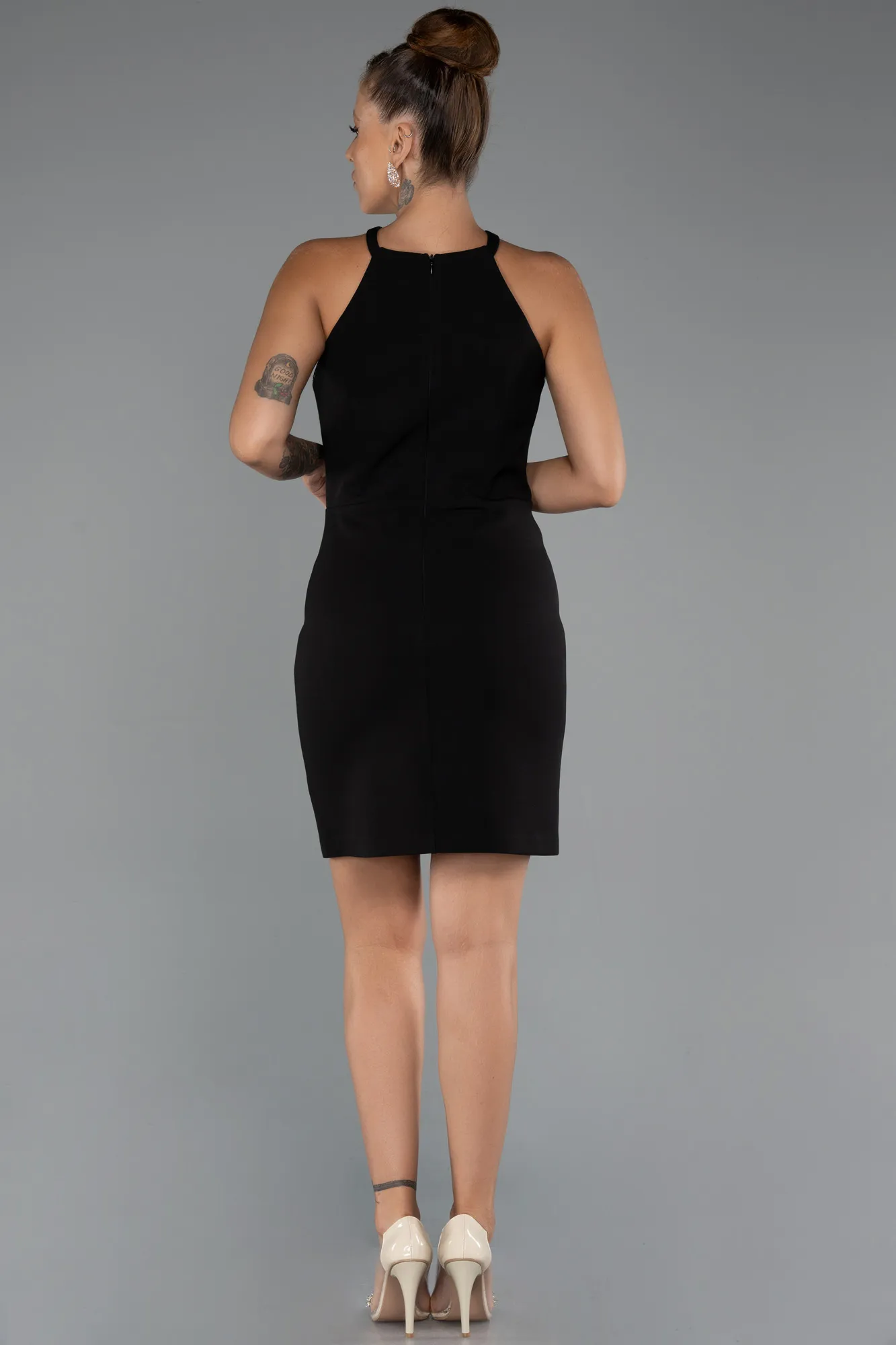 Black-Short Cocktail Dress ABK2444