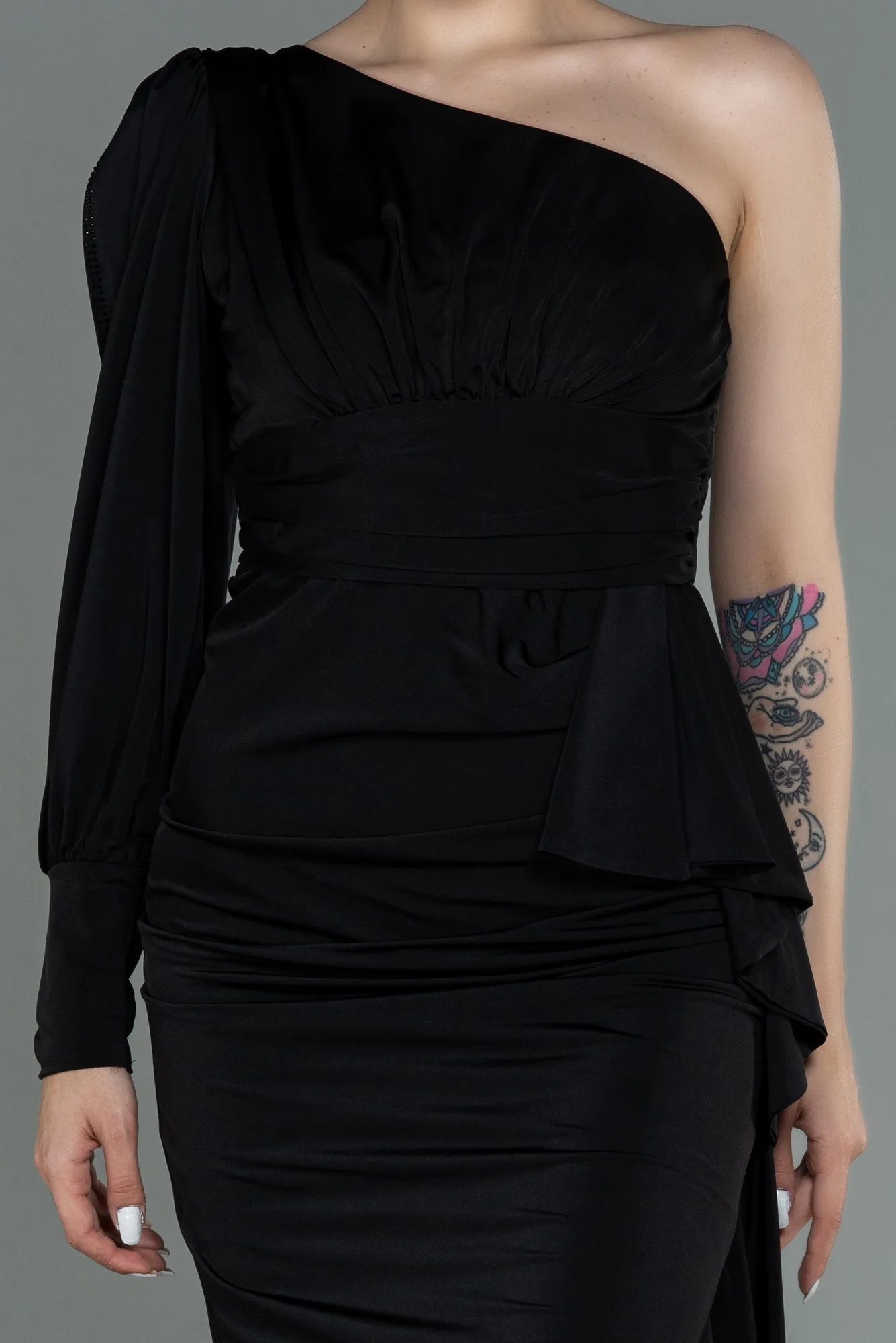Black-Short Invitation Dress ABK1762