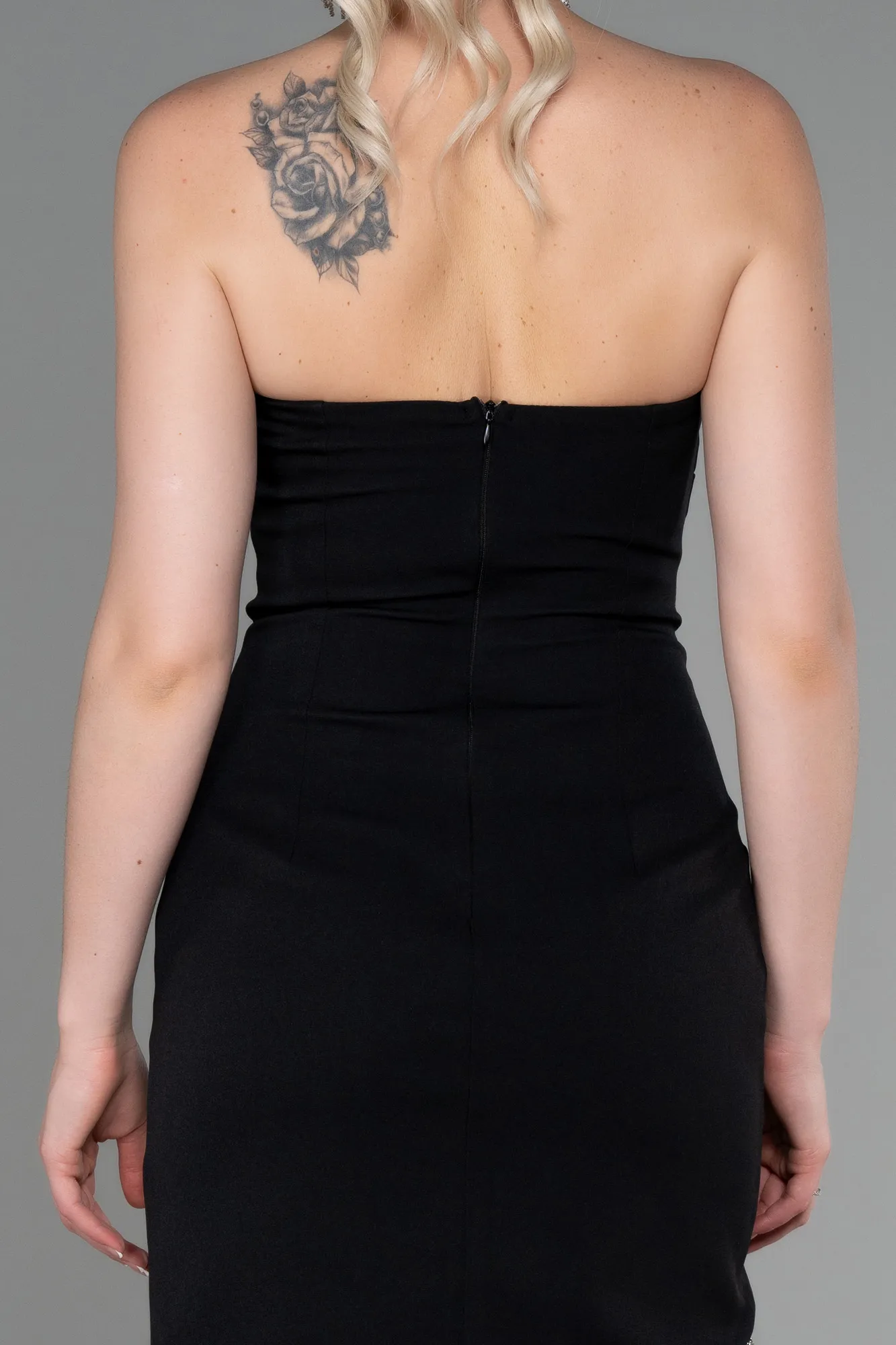 Black-Short Invitation Dress ABK1807