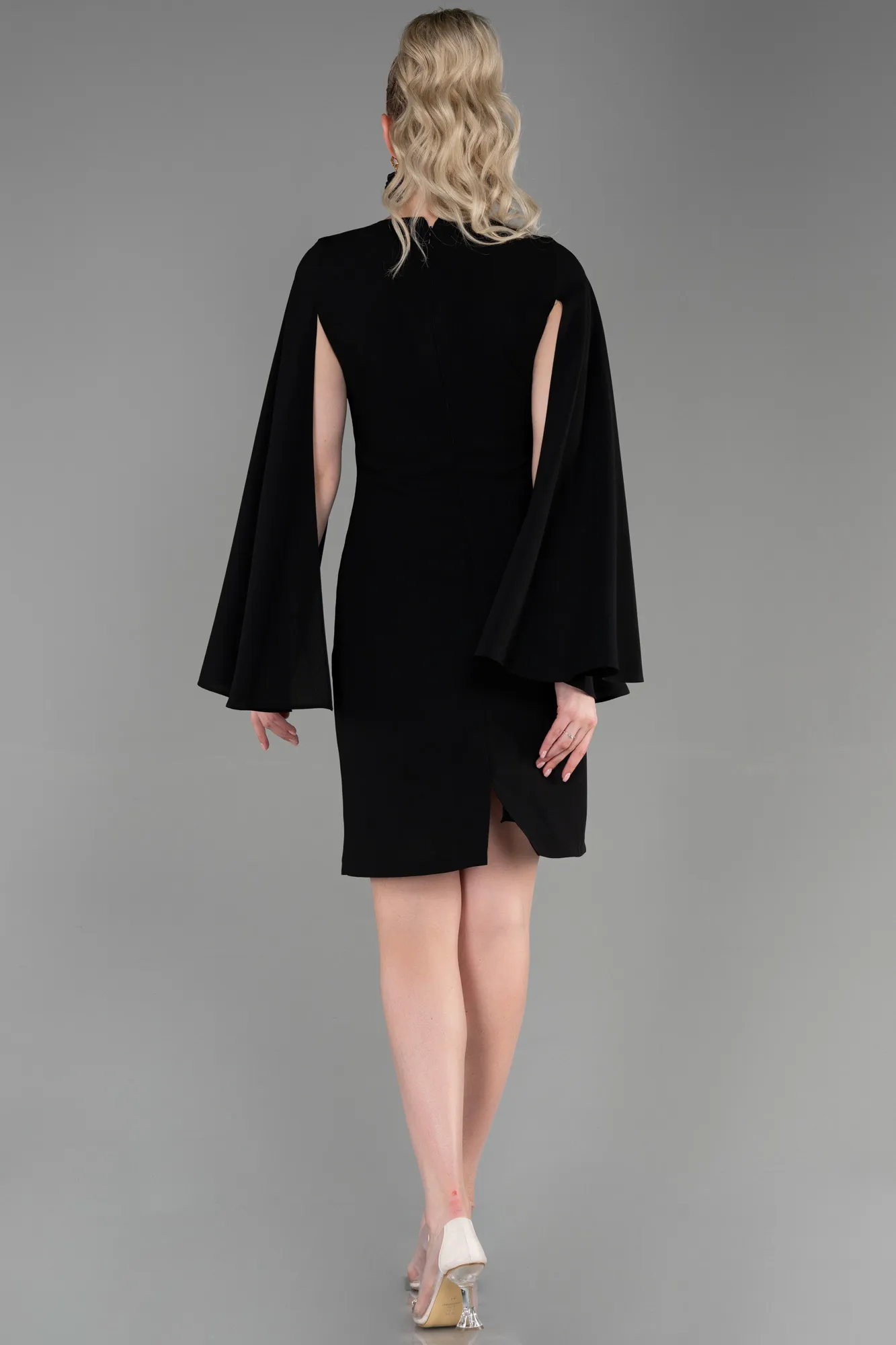 Black-Short Invitation Dress ABK1858