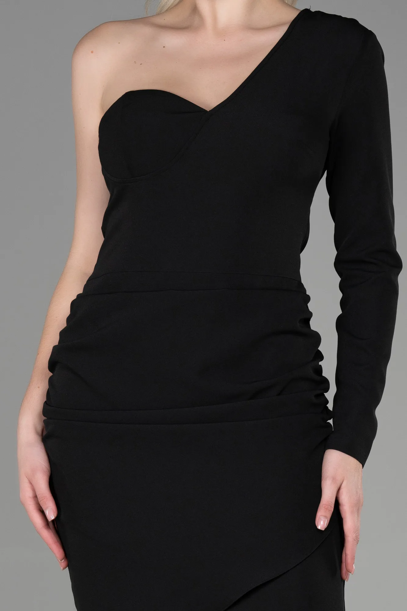 Black-Short Invitation Dress ABK1859