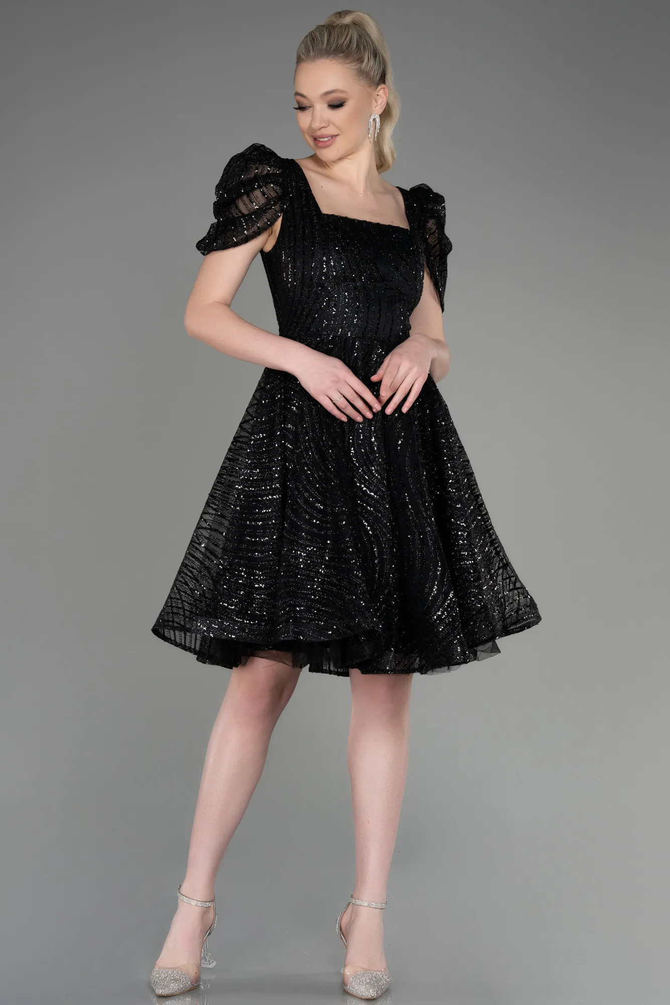 Black-Short Party Dress ABK2001